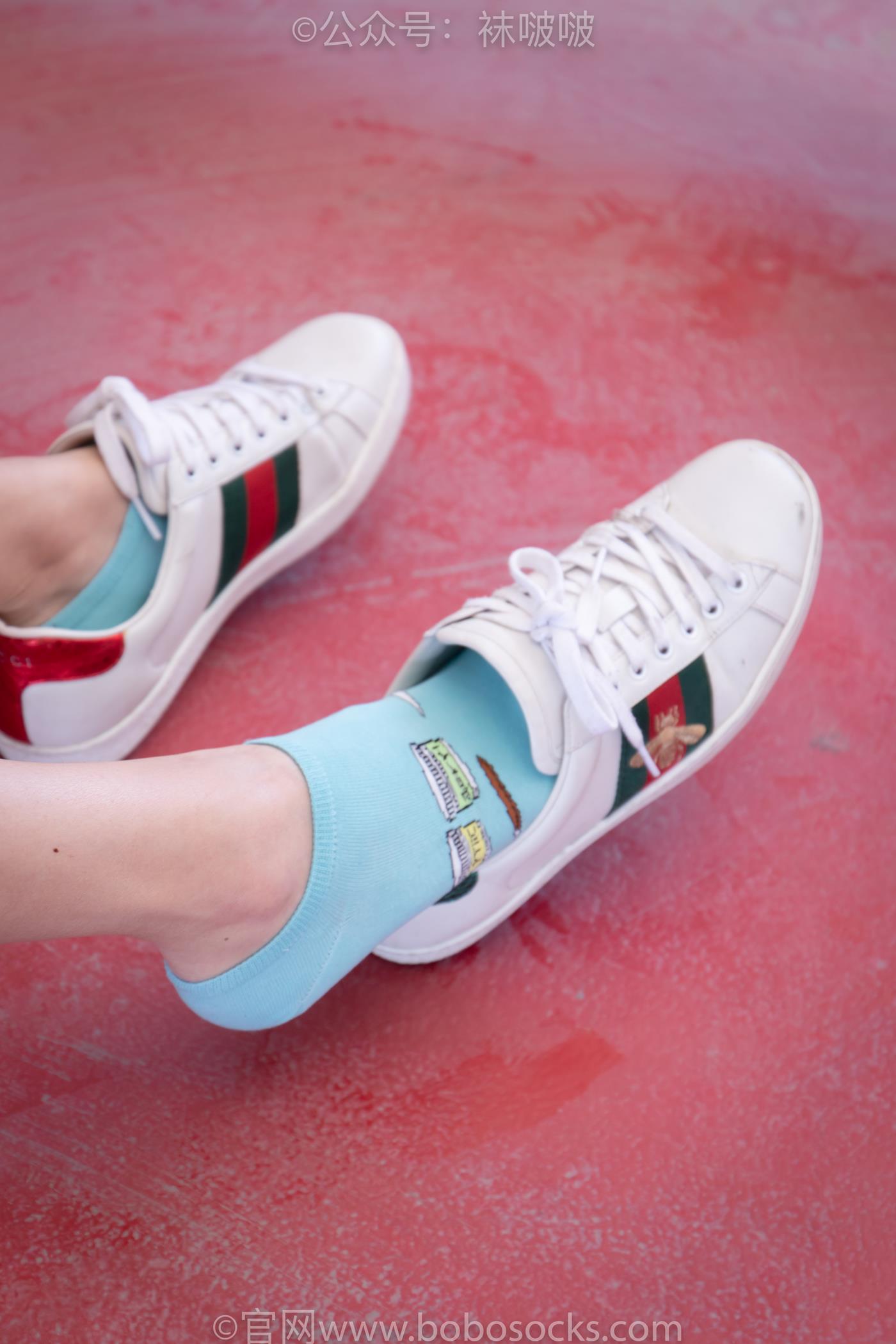 图片[43]-[BoBoSocks袜啵啵]积分限定作品 NO.006 泡芙-板鞋、天蓝色短棉袜、裸足 （1）[68P] – 速更版-美库