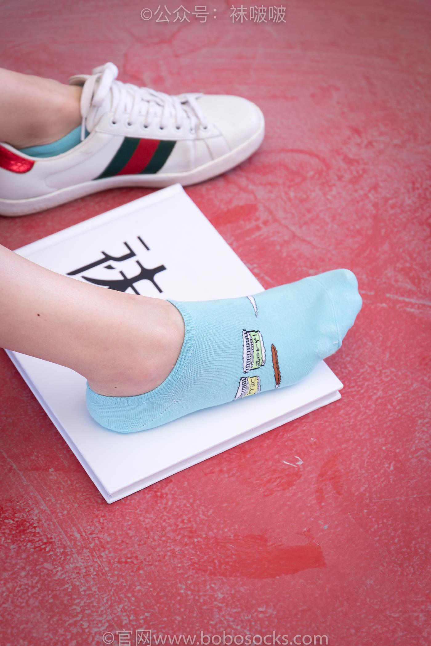图片[45]-[BoBoSocks袜啵啵]积分限定作品 NO.006 泡芙-板鞋、天蓝色短棉袜、裸足 （1）[68P] – 速更版-美库