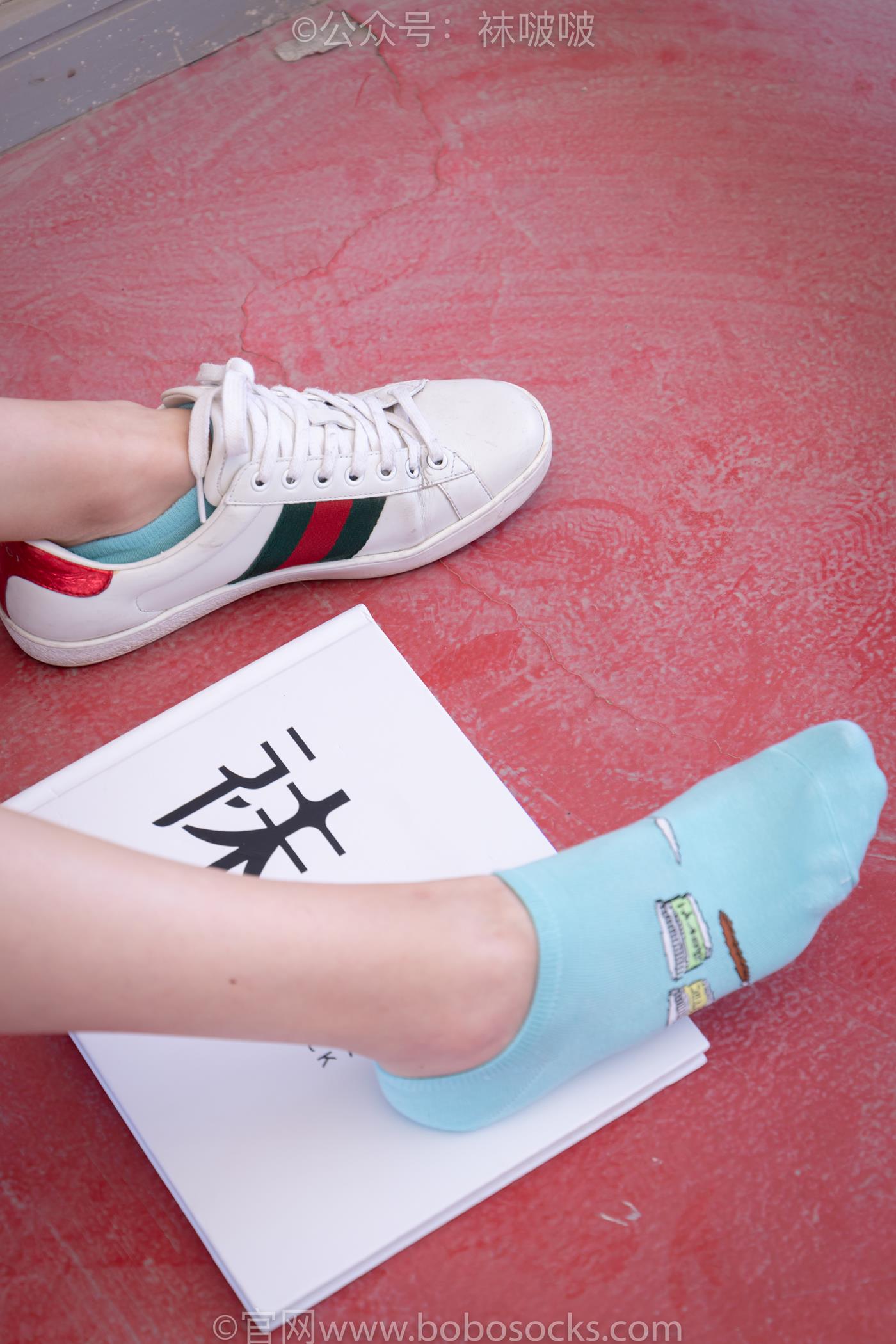 图片[48]-[BoBoSocks袜啵啵]积分限定作品 NO.006 泡芙-板鞋、天蓝色短棉袜、裸足 （1）[68P] – 速更版-美库