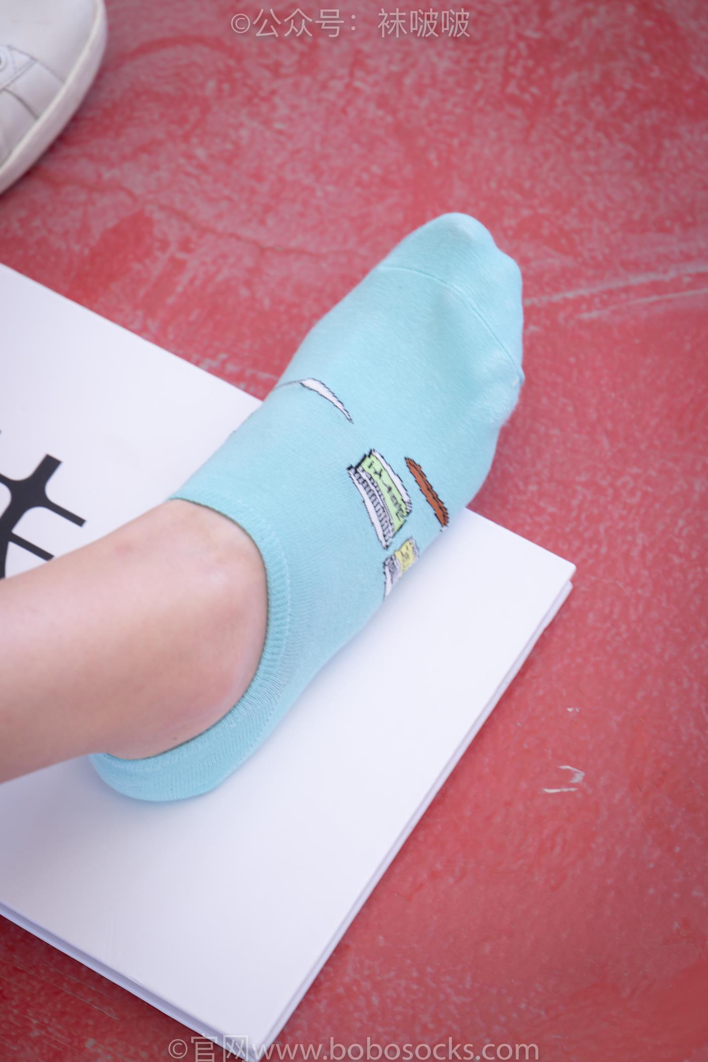 图片[49]-[BoBoSocks袜啵啵]积分限定作品 NO.006 泡芙-板鞋、天蓝色短棉袜、裸足 （1）[68P] – 速更版-美库