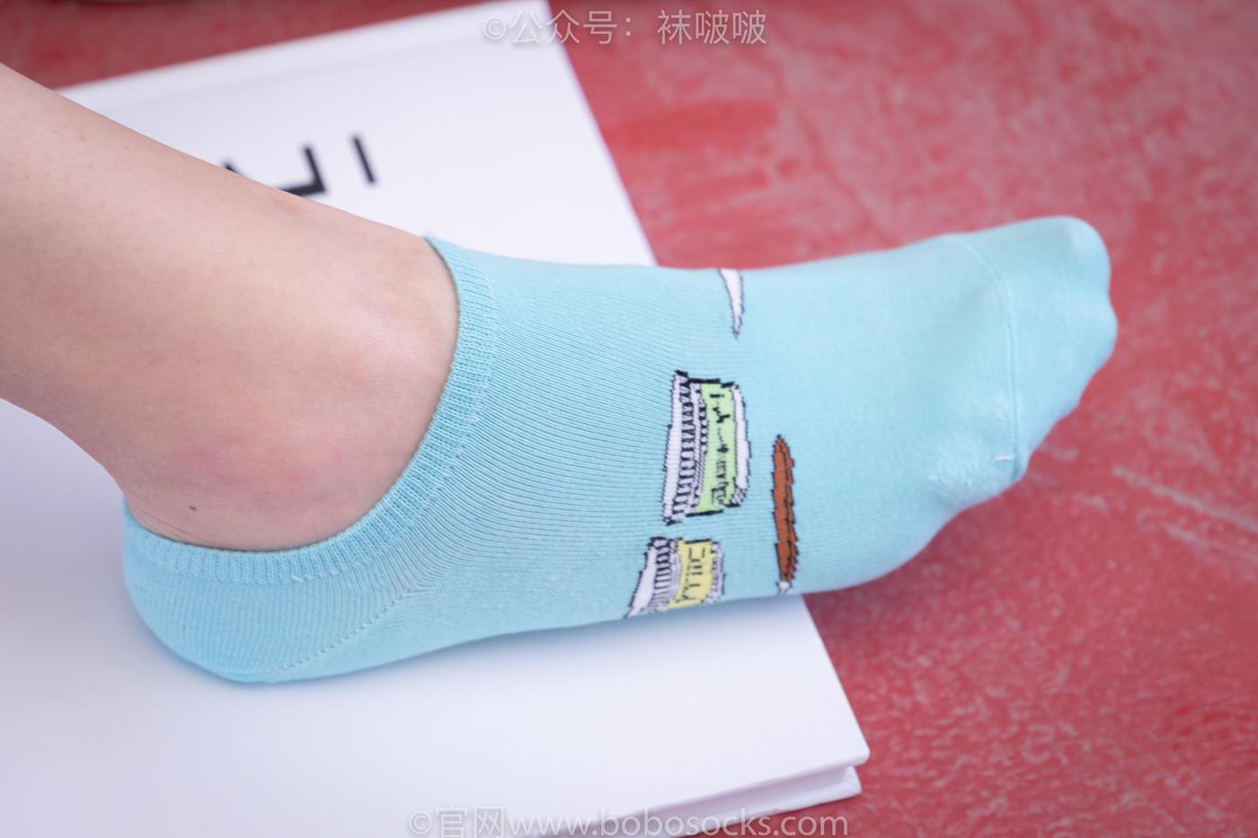 图片[51]-[BoBoSocks袜啵啵]积分限定作品 NO.006 泡芙-板鞋、天蓝色短棉袜、裸足 （1）[68P] – 速更版-美库