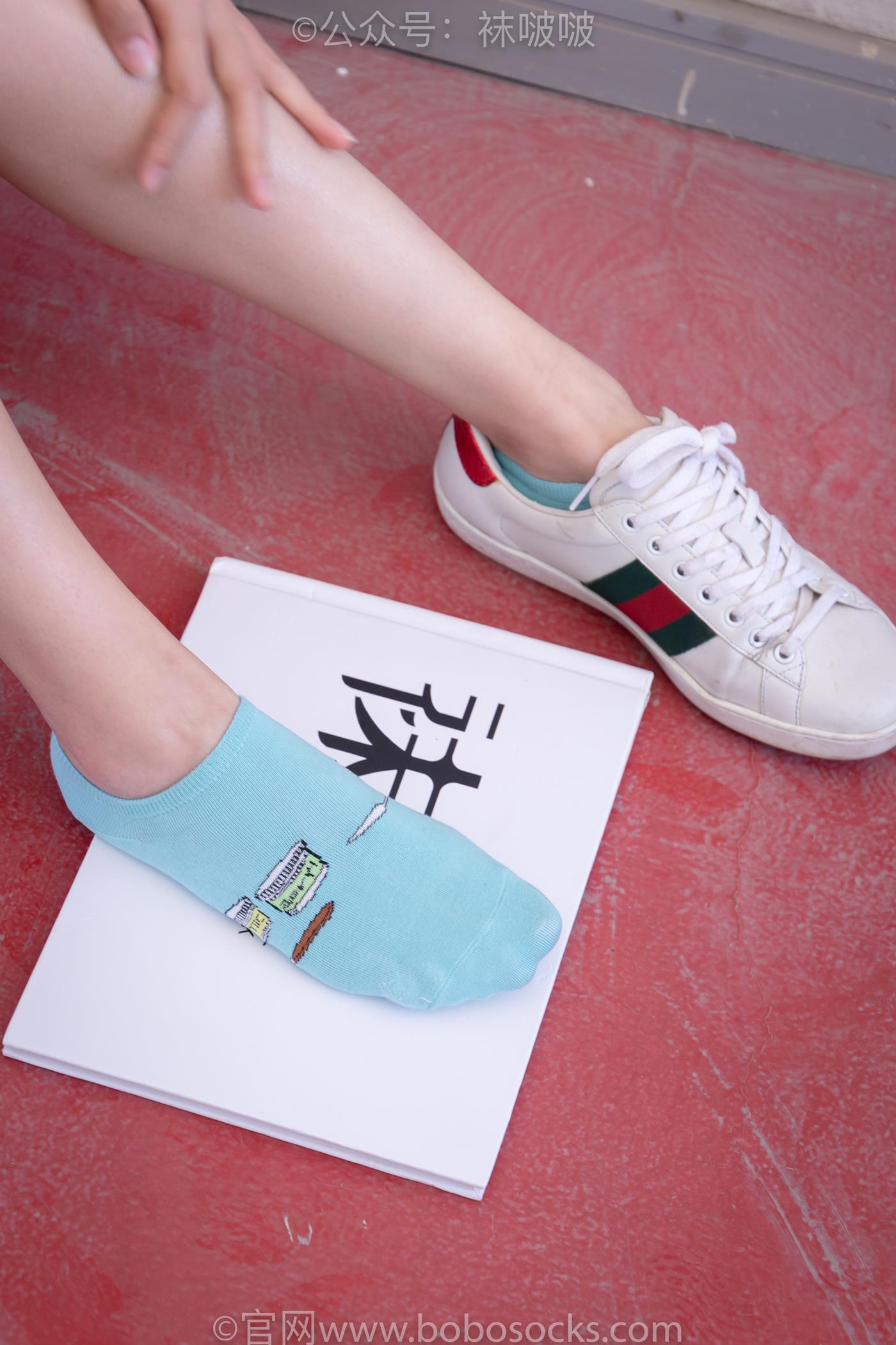 图片[53]-[BoBoSocks袜啵啵]积分限定作品 NO.006 泡芙-板鞋、天蓝色短棉袜、裸足 （1）[68P] – 速更版-美库