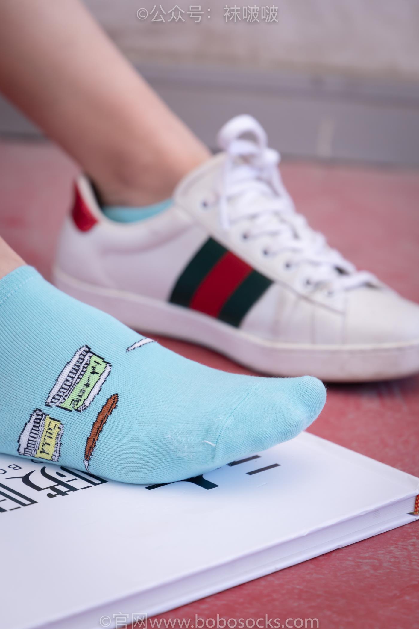 图片[61]-[BoBoSocks袜啵啵]积分限定作品 NO.006 泡芙-板鞋、天蓝色短棉袜、裸足 （1）[68P] – 速更版-美库