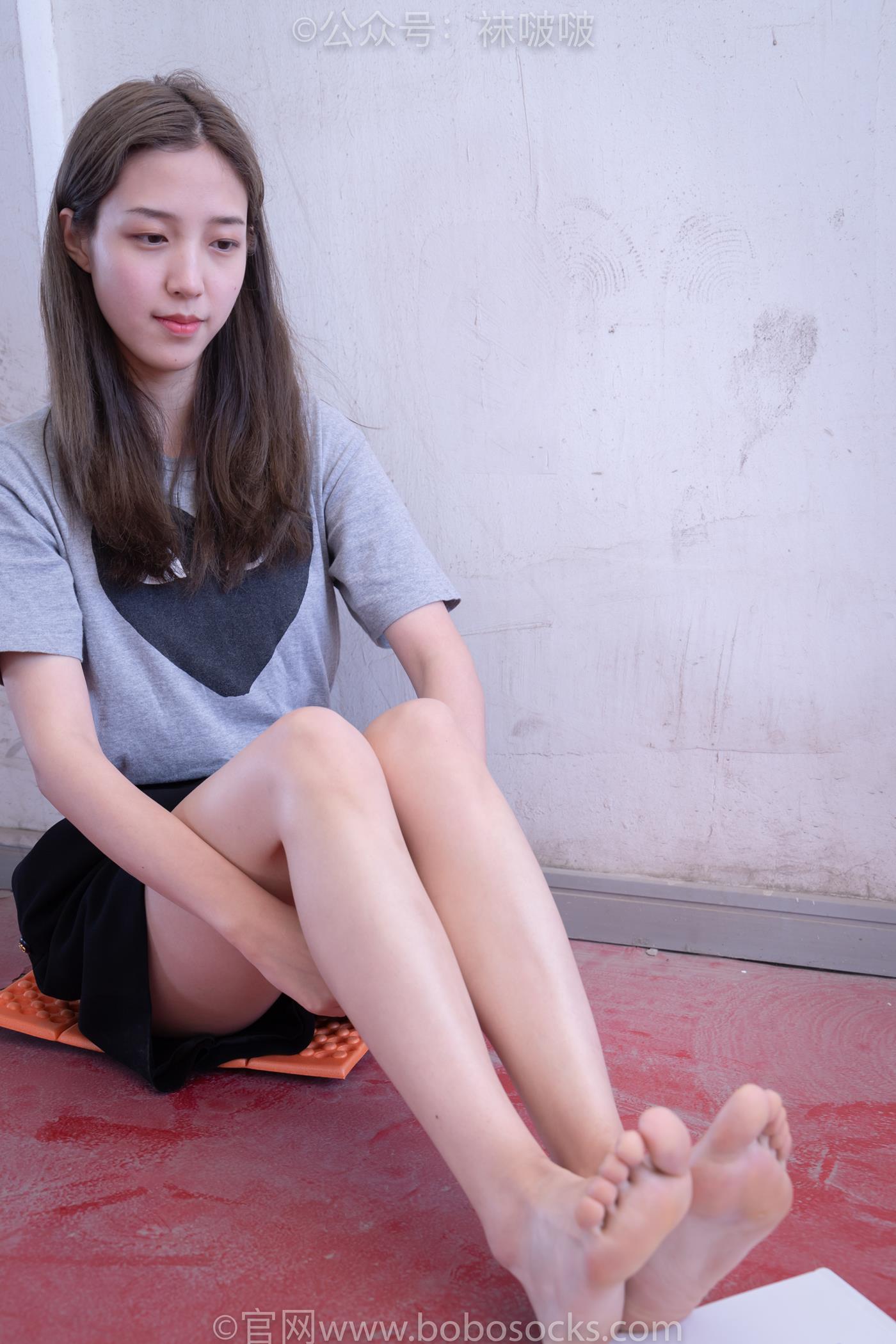 图片[53]-[BoBoSocks袜啵啵]积分限定作品 NO.006 泡芙-板鞋、天蓝色短棉袜、裸足 （2）[70P] – 速更版-美库