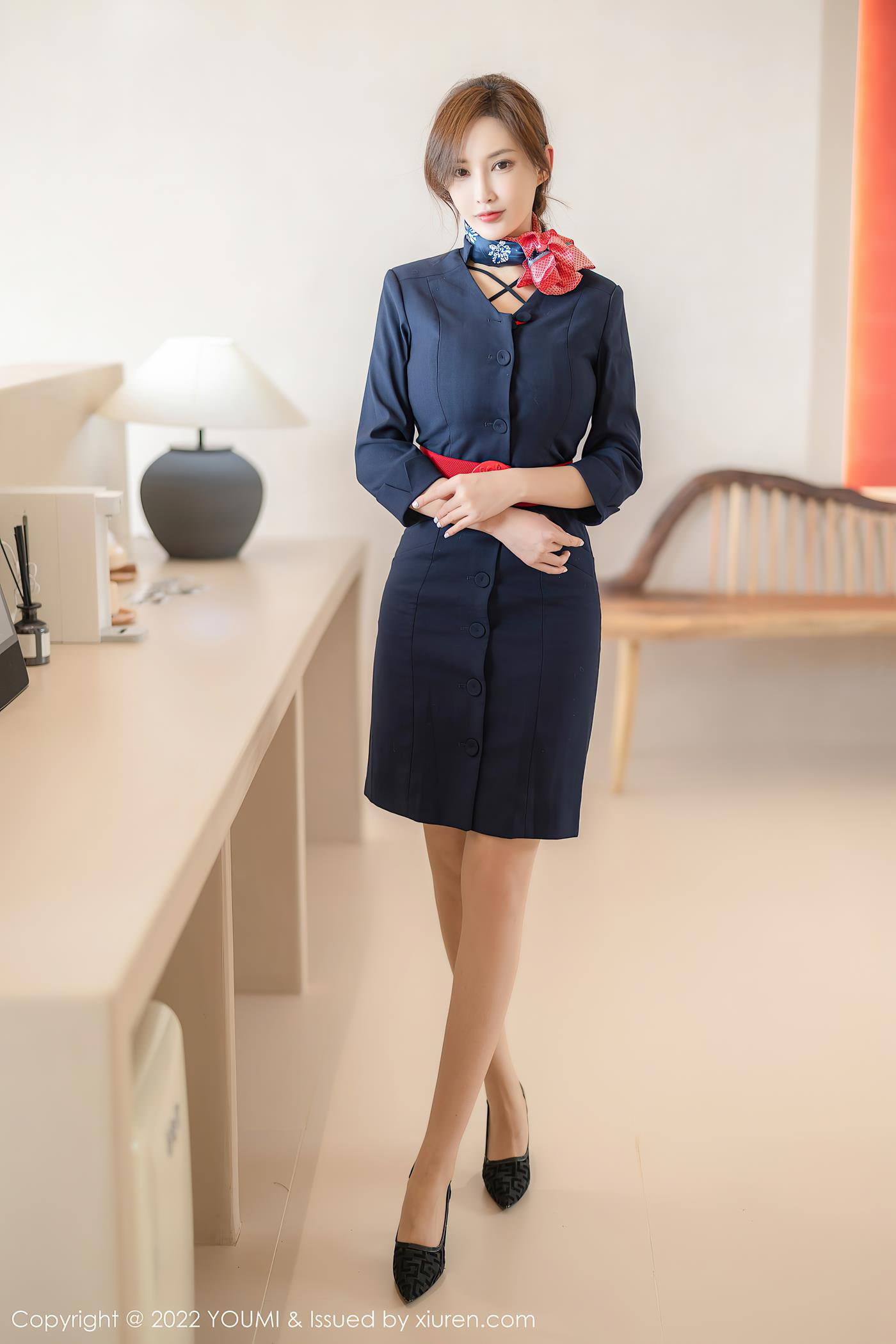 图片[24]-[YOUMI尤蜜荟] 2022.10.28 VOL.858 奶瓶土肥圆矮挫丑黑穷 制服美臀[32P] – 速更版-美库