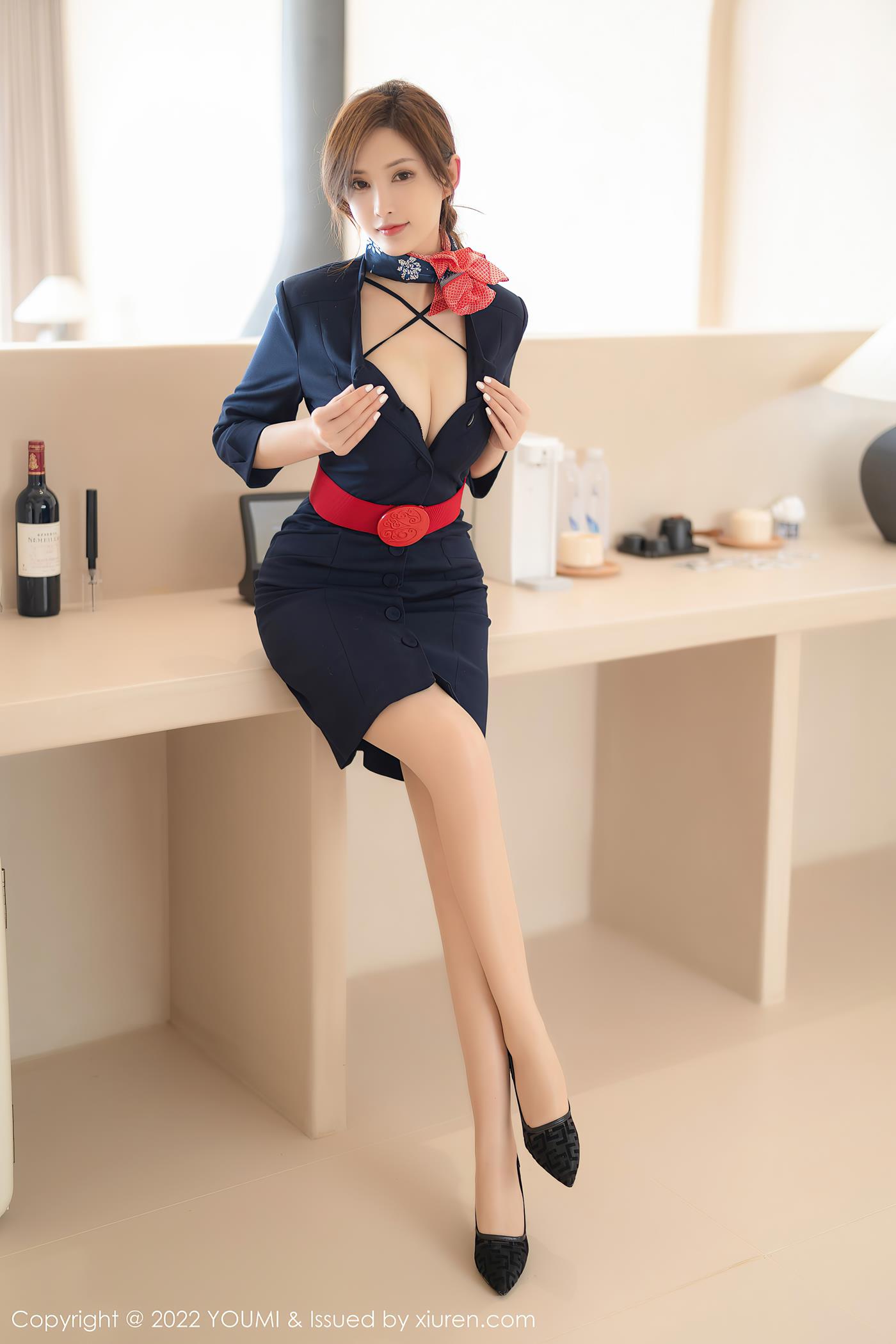 图片[27]-[YOUMI尤蜜荟] 2022.10.28 VOL.858 奶瓶土肥圆矮挫丑黑穷 制服美臀[32P] – 速更版-美库