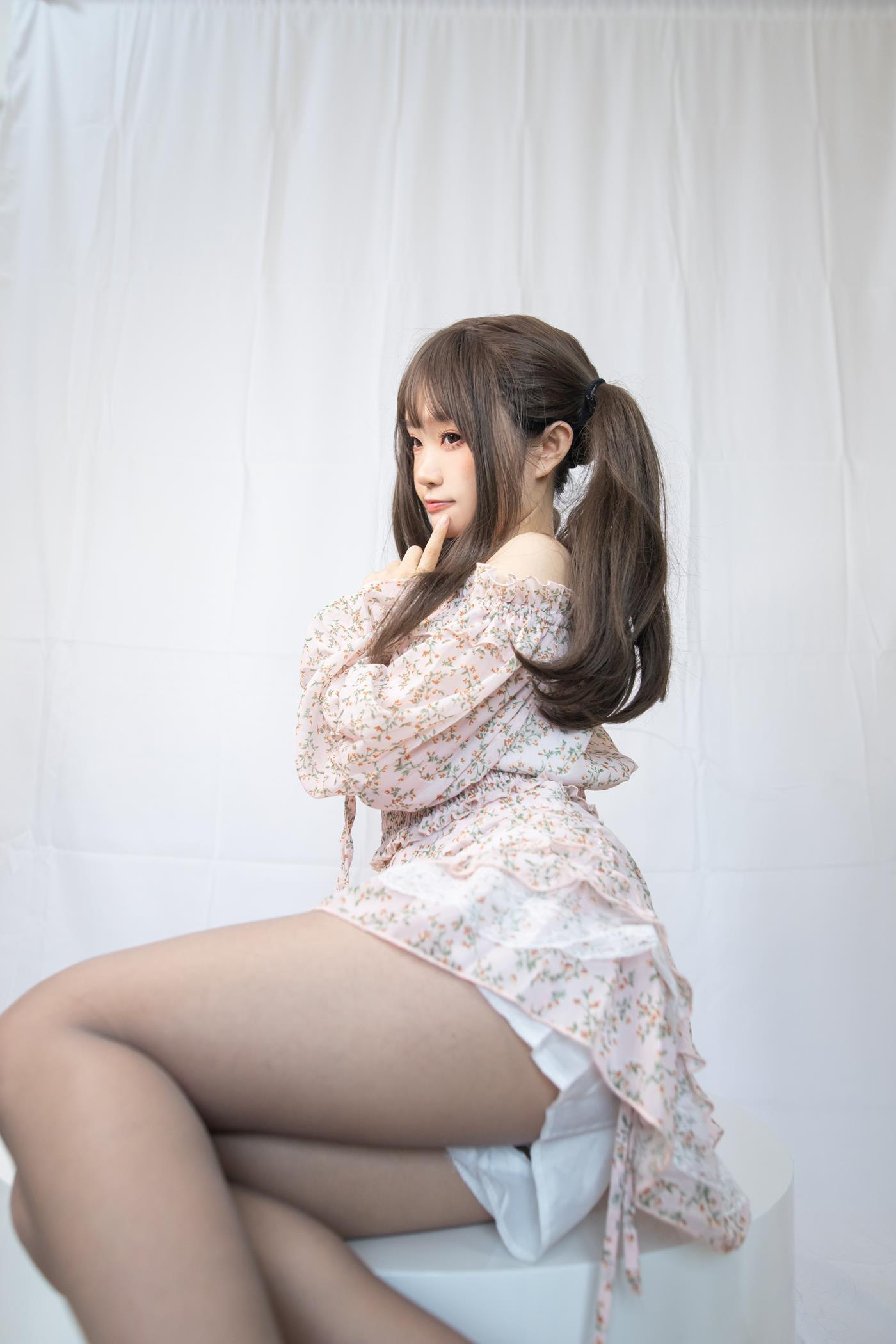 图片[14]-神沢永莉 – 灰丝花裙子[17P] – 速更版-美库