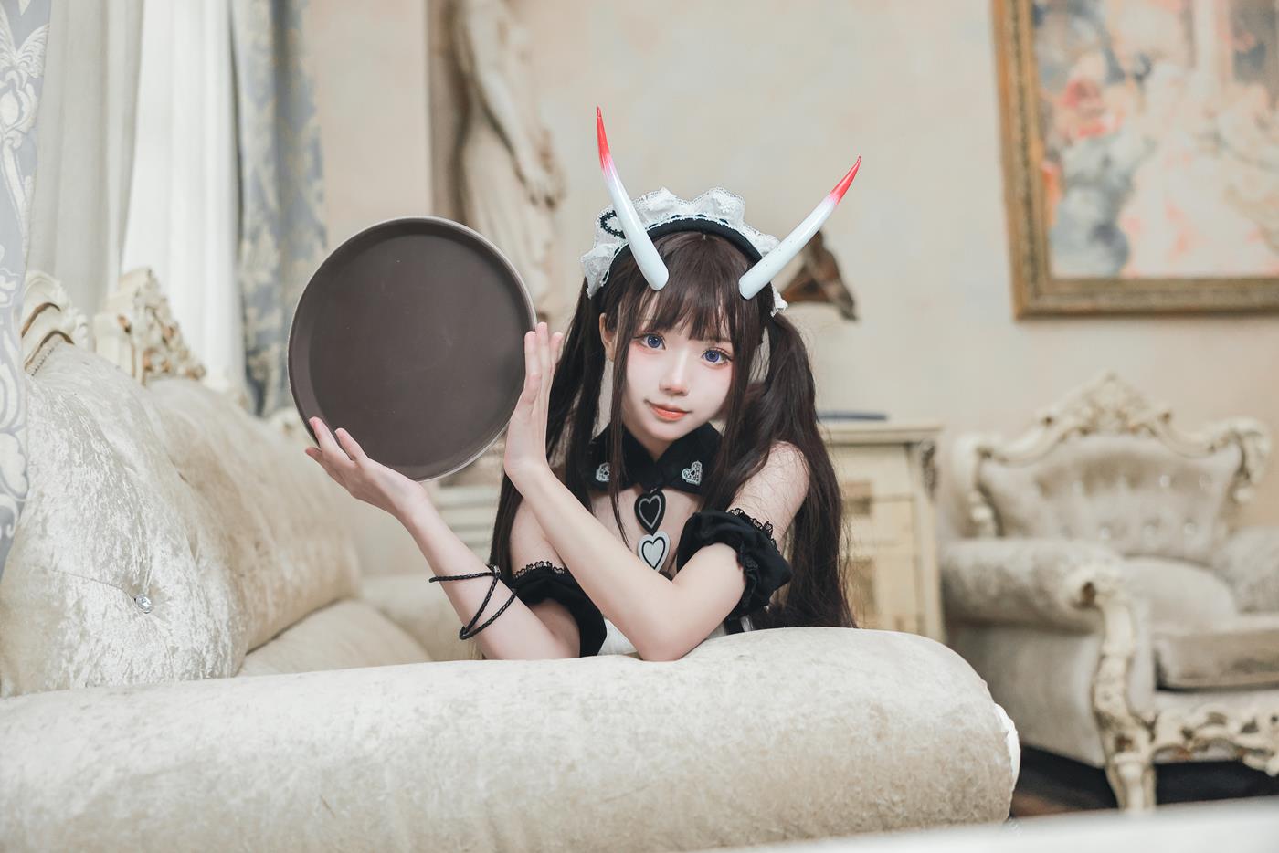 图片[10]-花柒Hana  能代女仆 [21P] – 速更版-美库