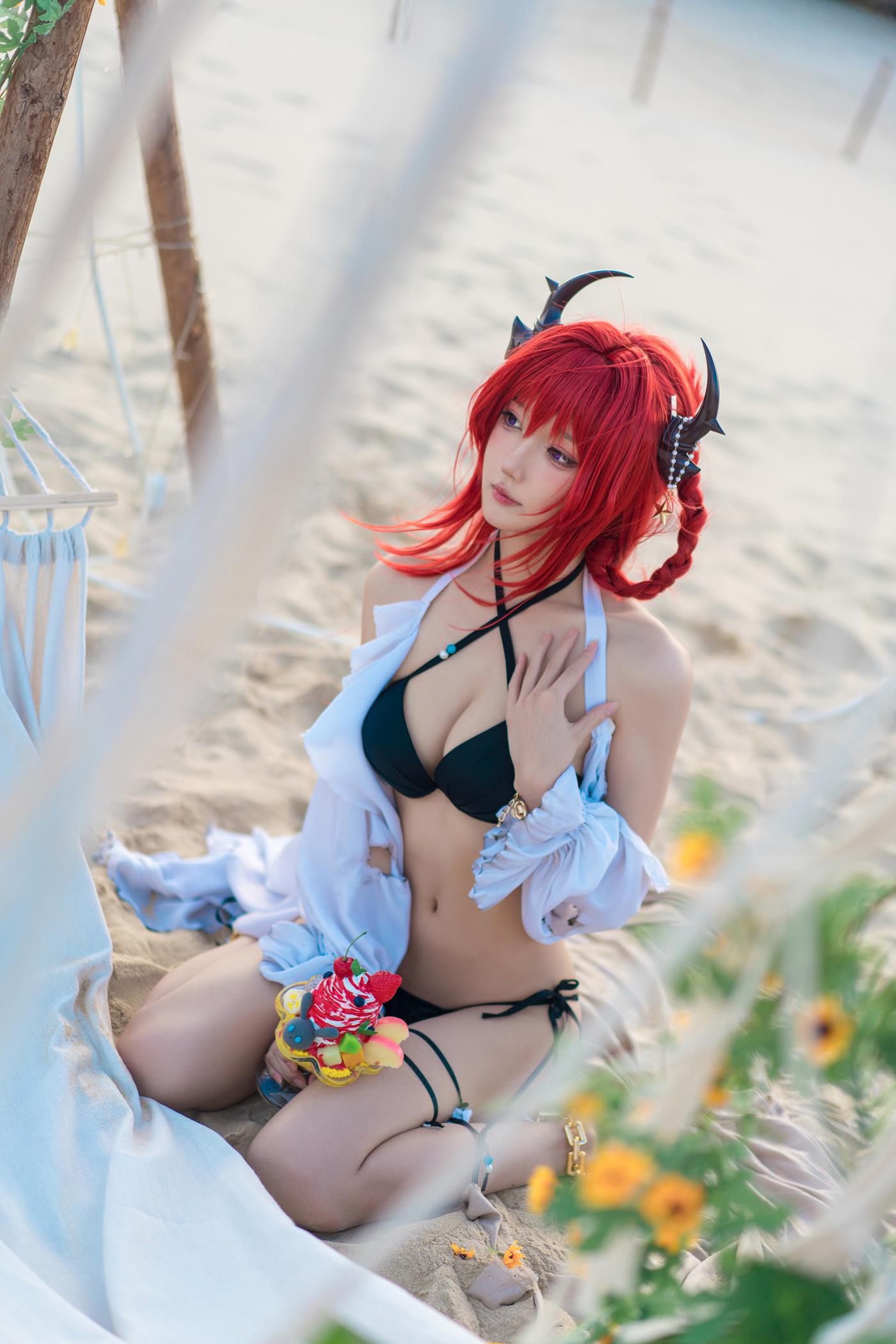 图片[10]-动漫博主阿包也是兔娘  明日方舟 史尔特尔泳装 [31P] – 速更版-美库