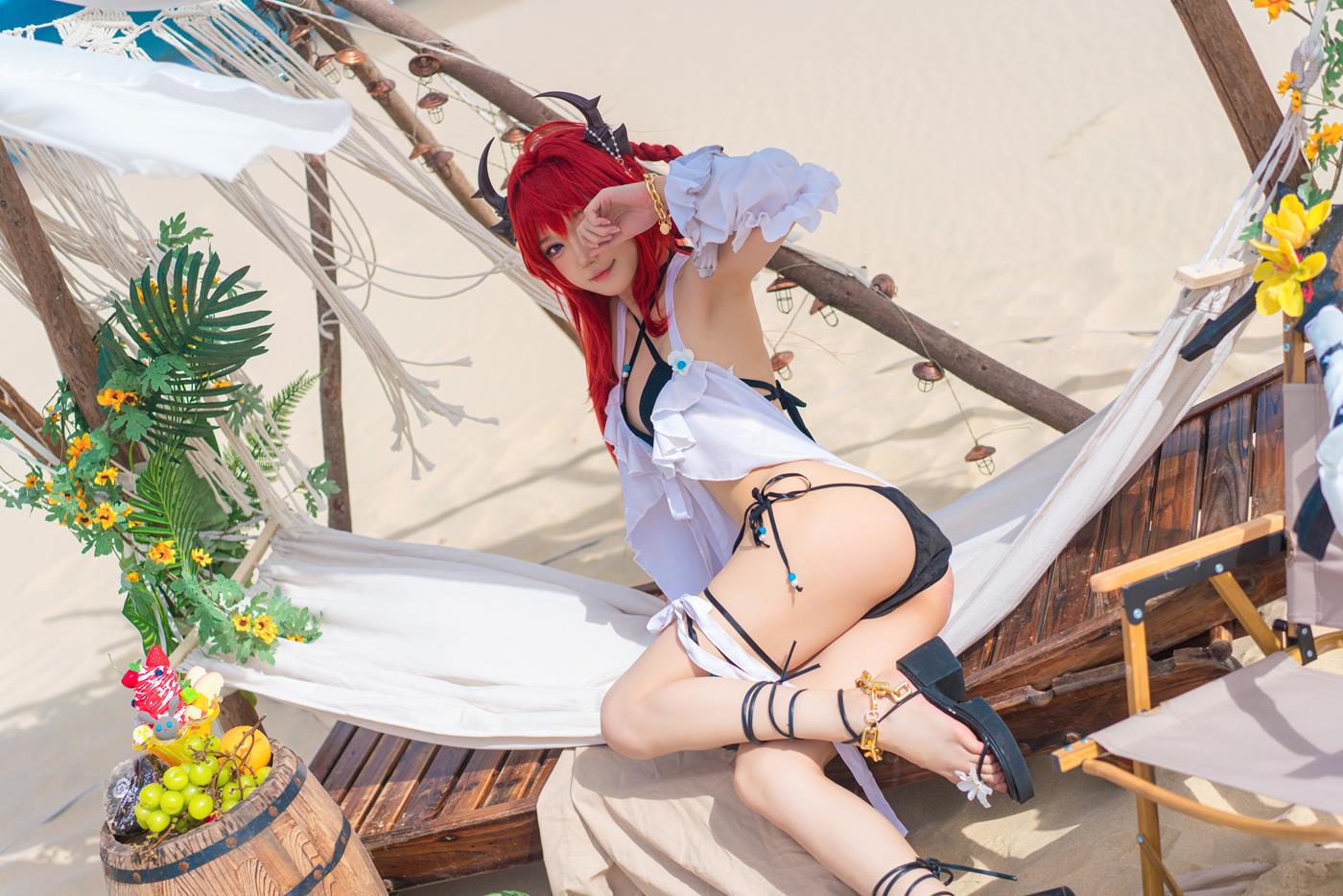 图片[17]-动漫博主阿包也是兔娘  明日方舟 史尔特尔泳装 [31P] – 速更版-美库