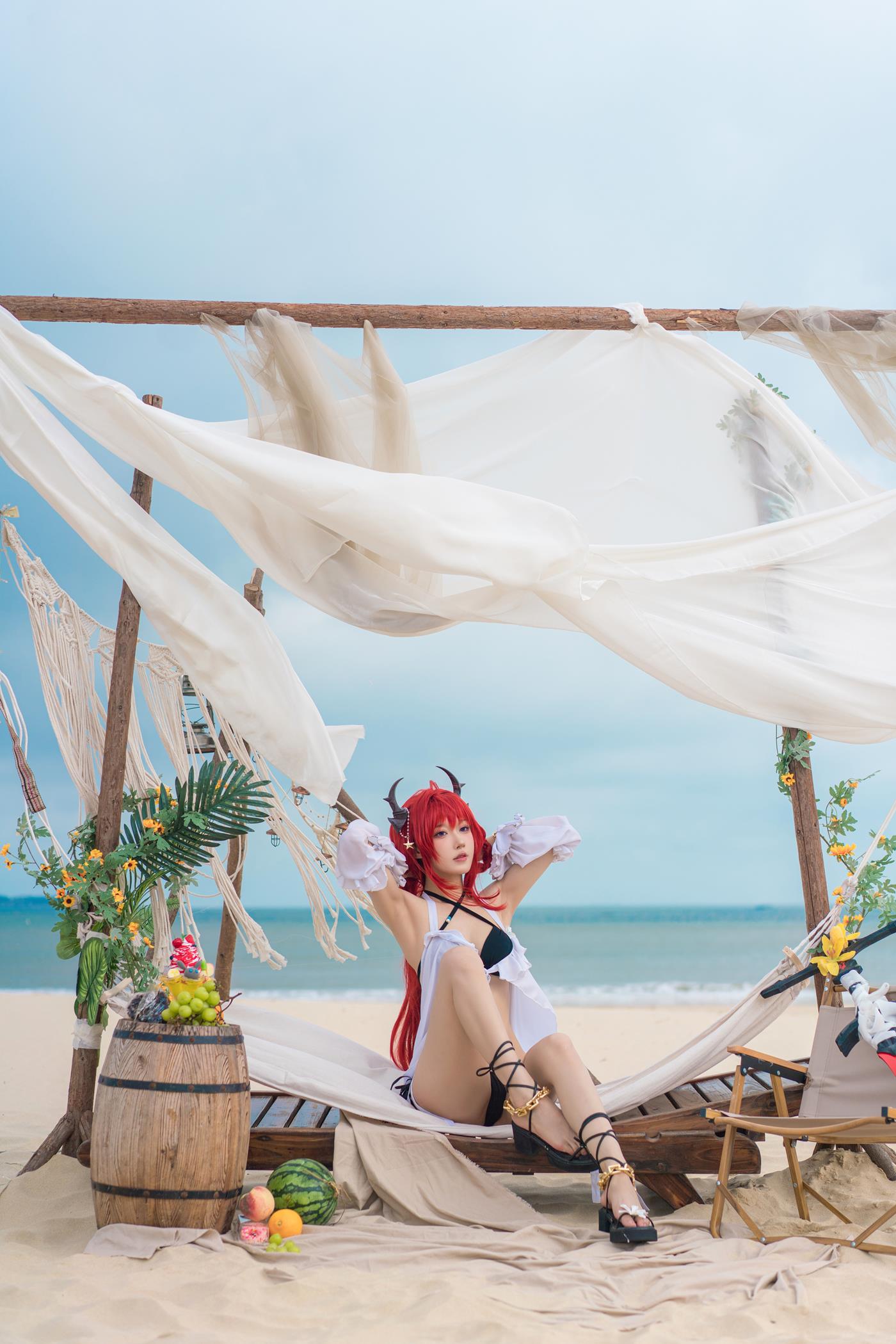 图片[18]-动漫博主阿包也是兔娘  明日方舟 史尔特尔泳装 [31P] – 速更版-美库