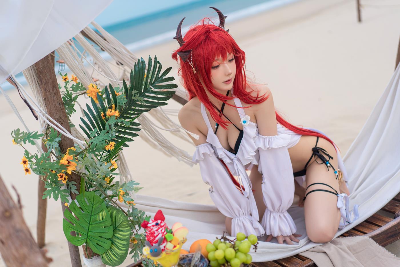 图片[26]-动漫博主阿包也是兔娘  明日方舟 史尔特尔泳装 [31P] – 速更版-美库