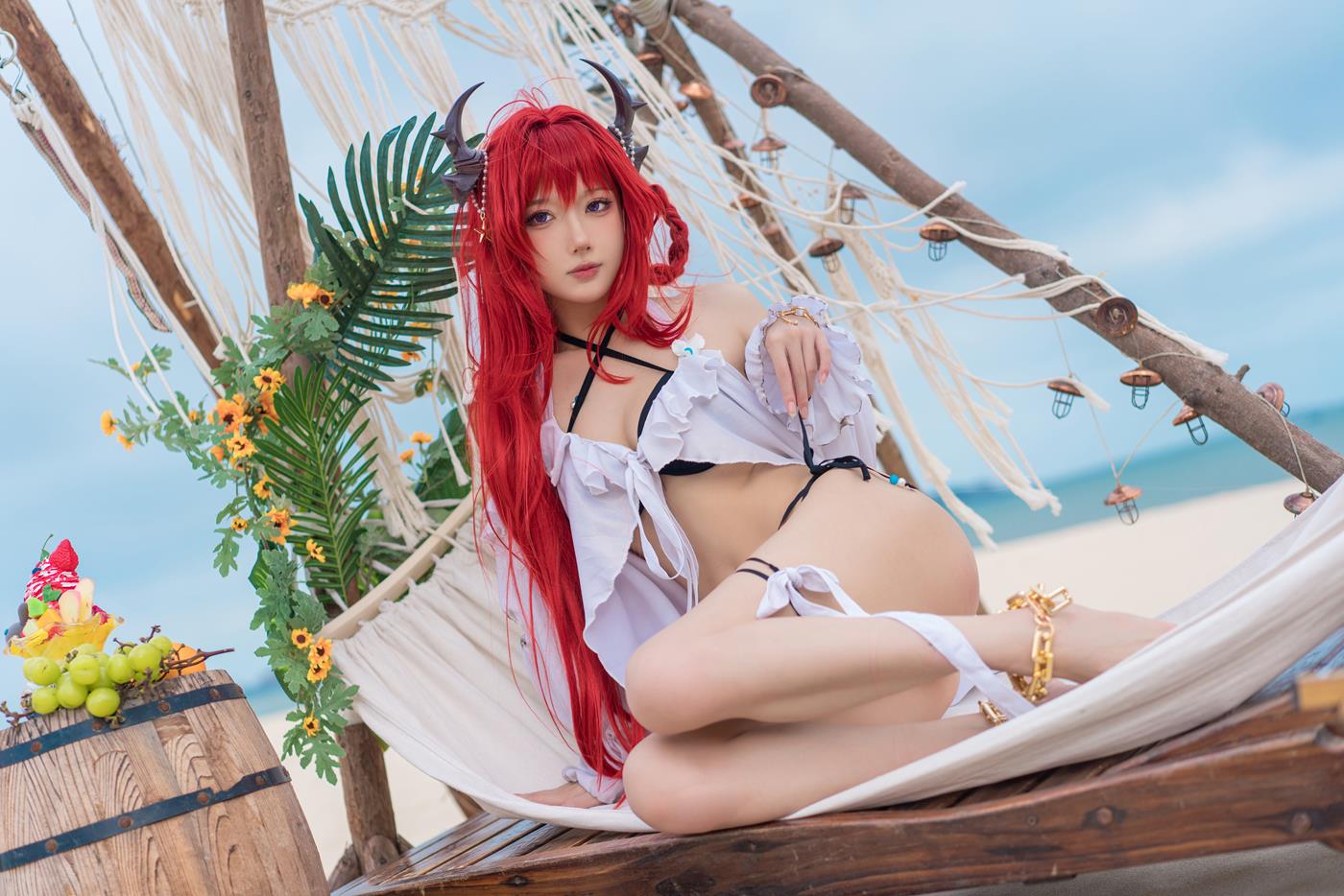 图片[27]-动漫博主阿包也是兔娘  明日方舟 史尔特尔泳装 [31P] – 速更版-美库