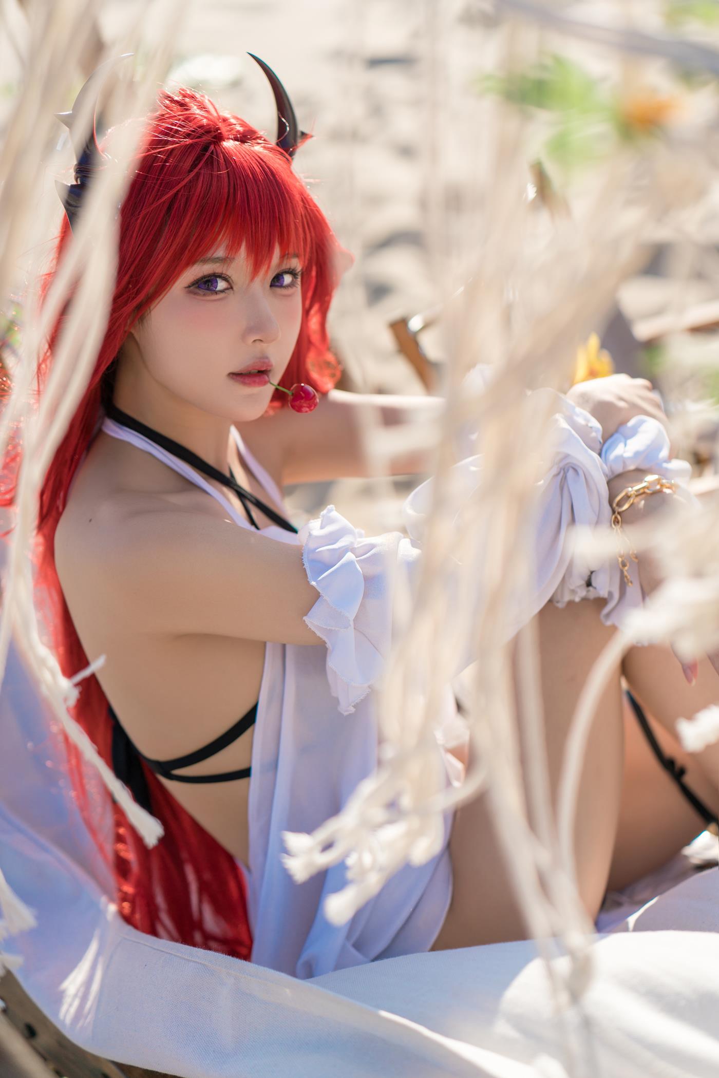 图片[32]-动漫博主阿包也是兔娘  明日方舟 史尔特尔泳装 [31P] – 速更版-美库