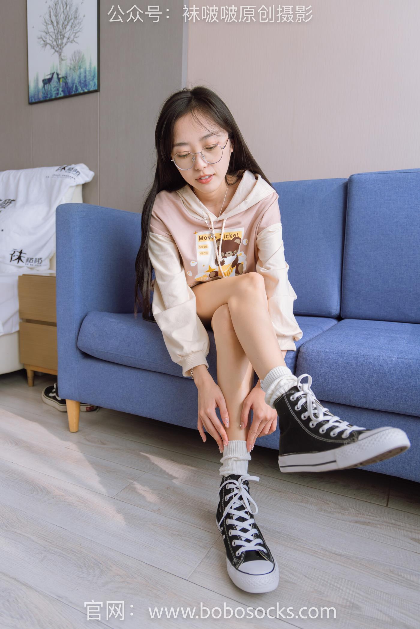 图片[27]-[BoBoSocks袜啵啵]NO.143 稚予-匡威板鞋、vans帆布鞋、两双白棉袜 (2) [82P] – 速更版-美库