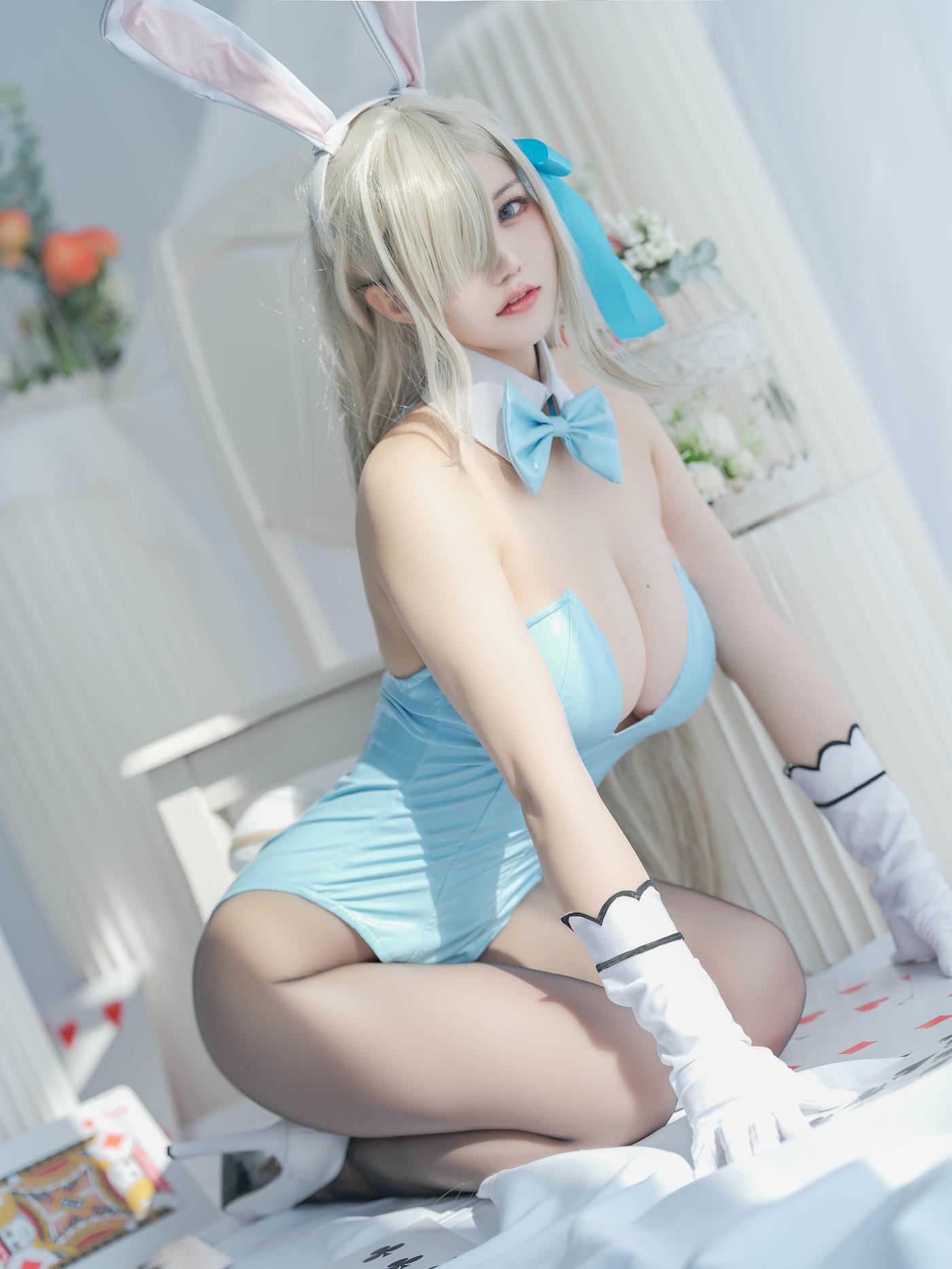 图片[11]-动漫博主小仓千代w  明日奈 兔女郎 [13P] – 速更版-美库