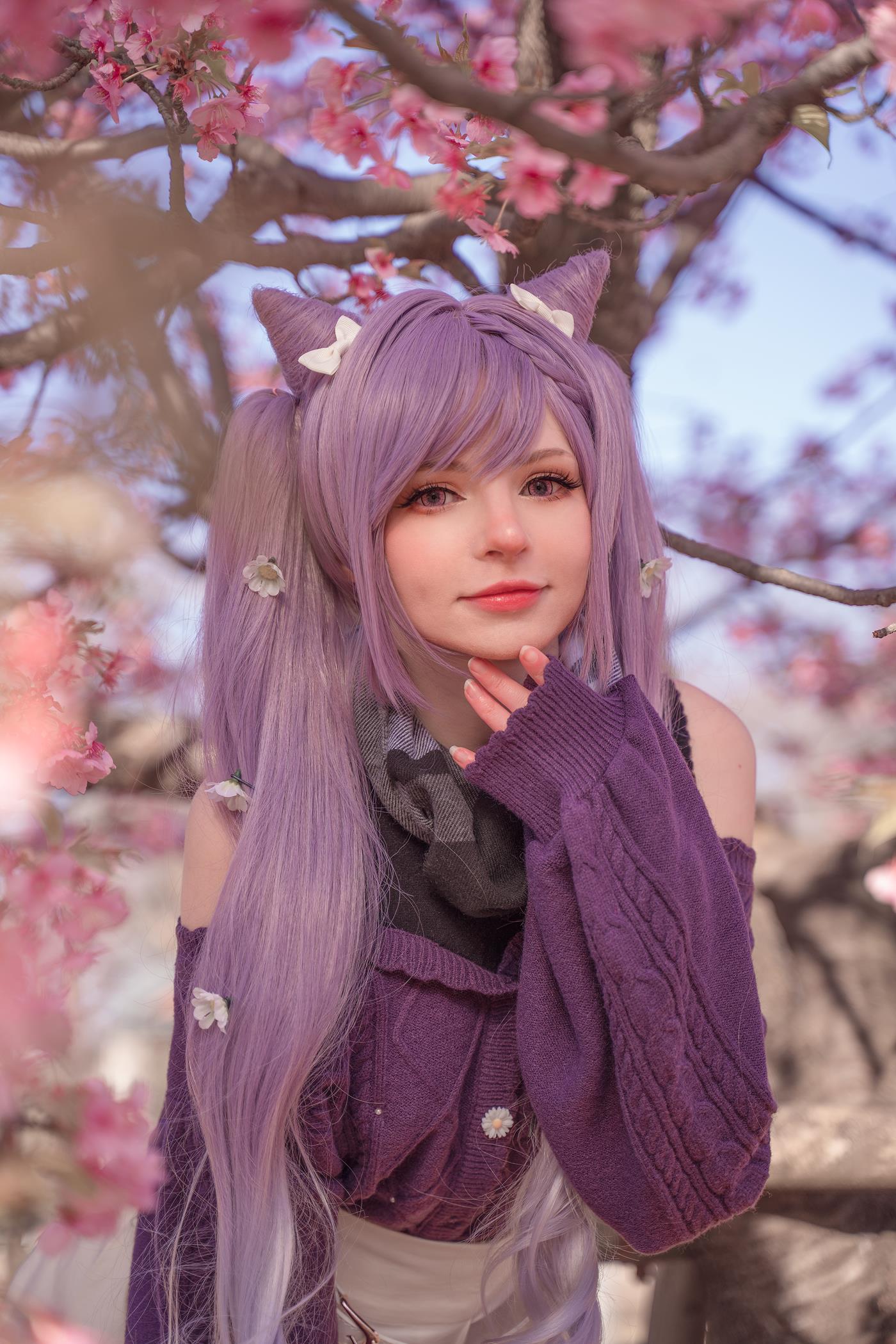 图片[28]-Peach milky – Keqing Genshin Impact[79P] – 速更版-美库