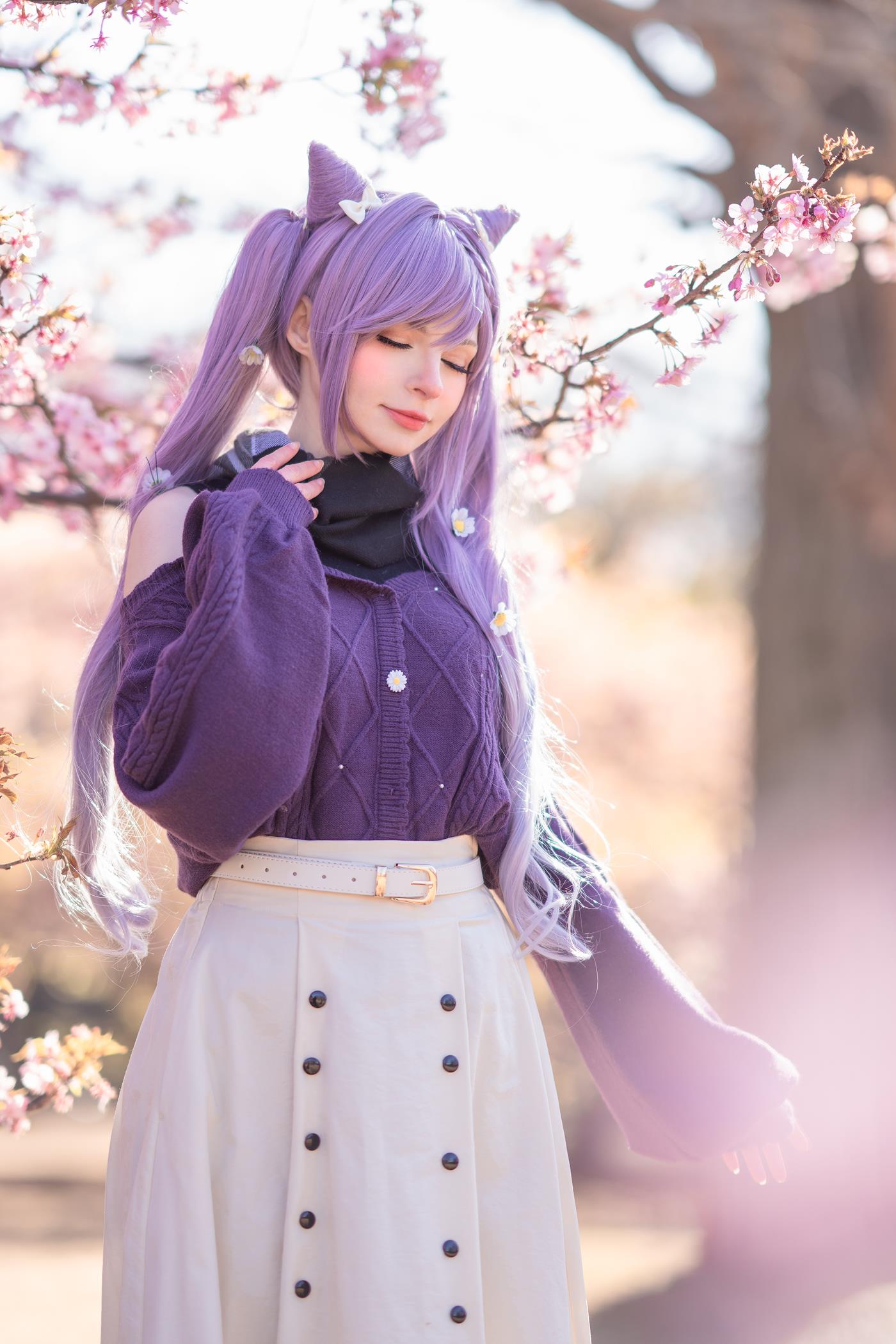 图片[40]-Peach milky – Keqing Genshin Impact[79P] – 速更版-美库