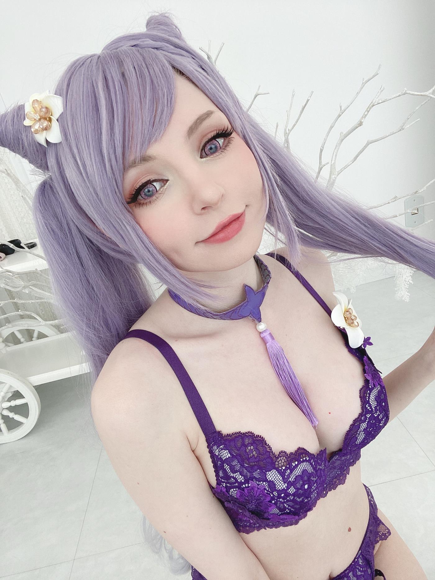 图片[51]-Peach milky – Keqing Genshin Impact[79P] – 速更版-美库