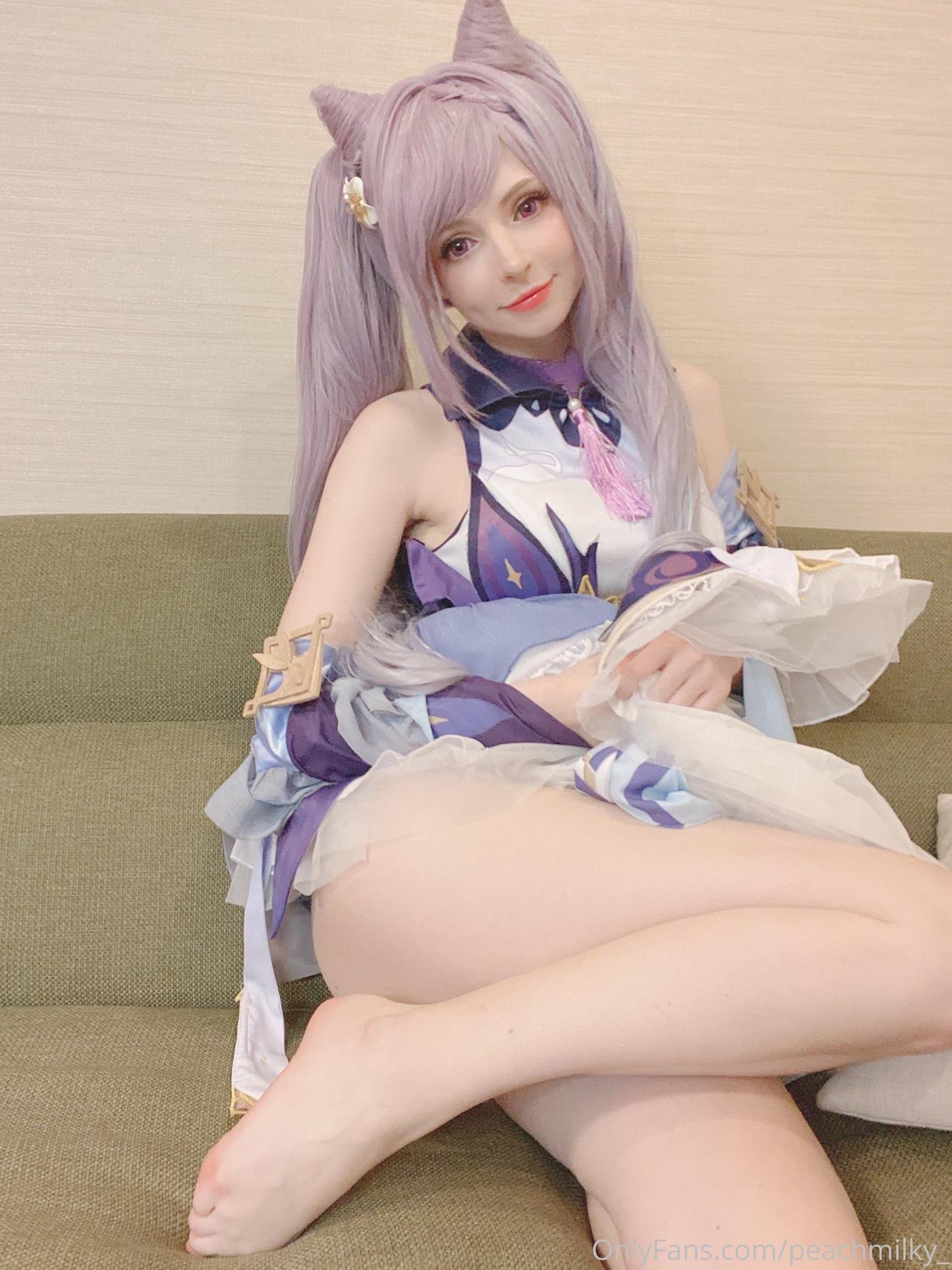 图片[77]-Peach milky – Keqing Genshin Impact[79P] – 速更版-美库