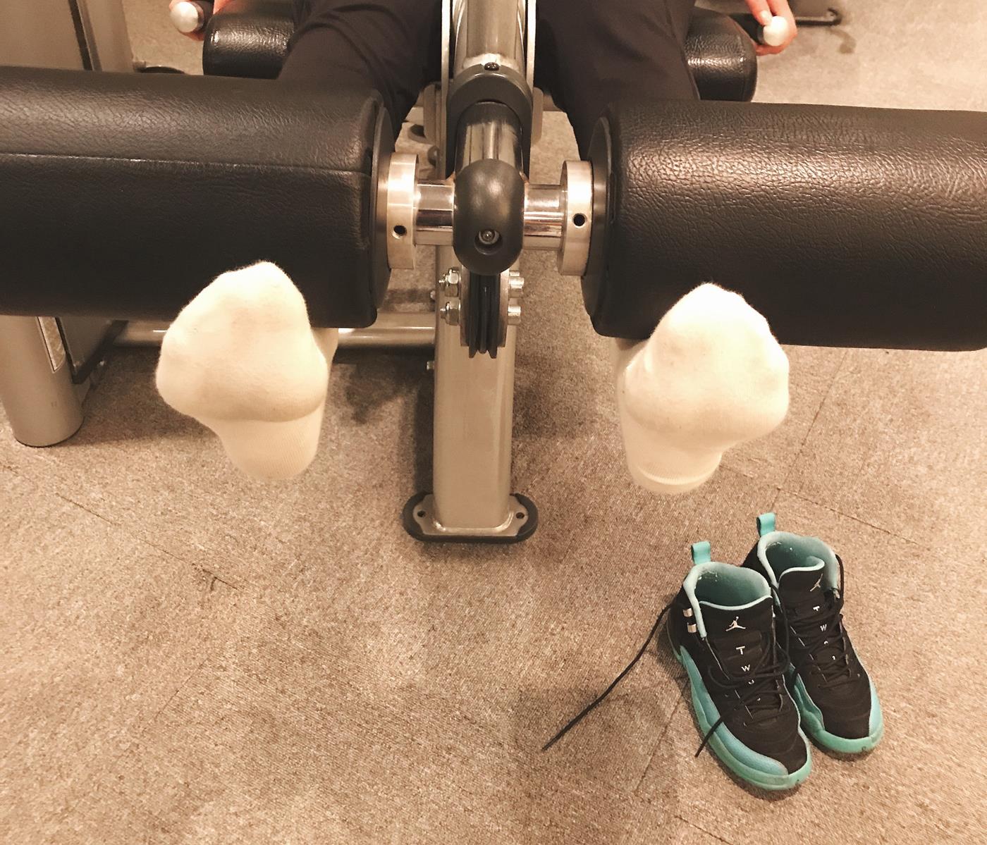 图片[90]-安乔乔儿(Nia乔乔) 健身房白袜[135P] – 速更版-美库