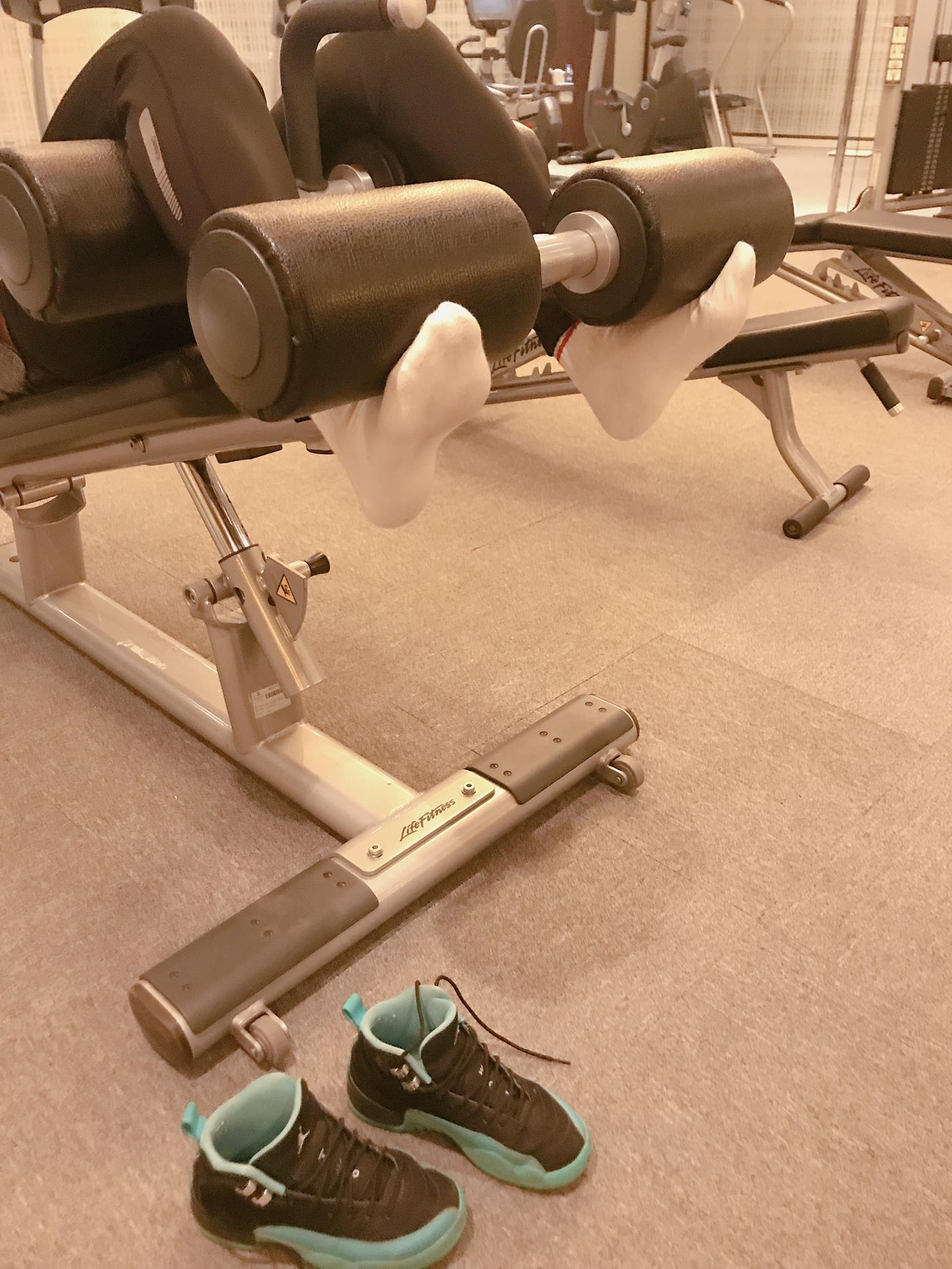 图片[101]-安乔乔儿(Nia乔乔) 健身房白袜[135P] – 速更版-美库