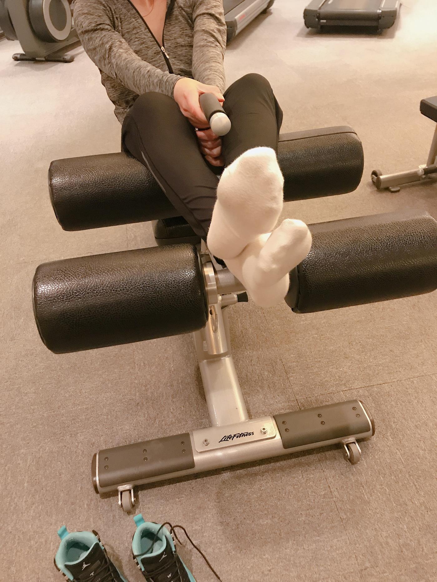 图片[104]-安乔乔儿(Nia乔乔) 健身房白袜[135P] – 速更版-美库