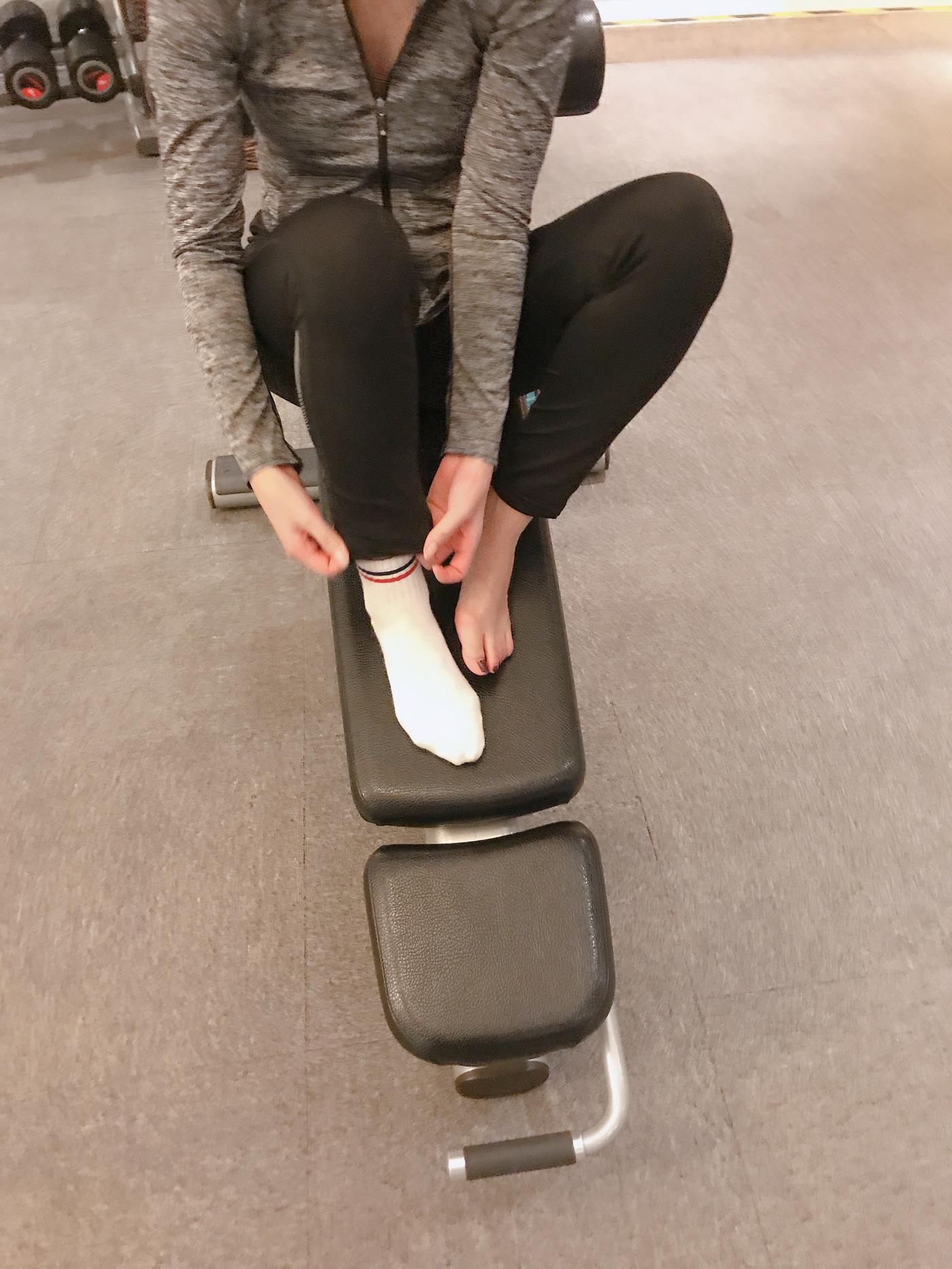 图片[109]-安乔乔儿(Nia乔乔) 健身房白袜[135P] – 速更版-美库