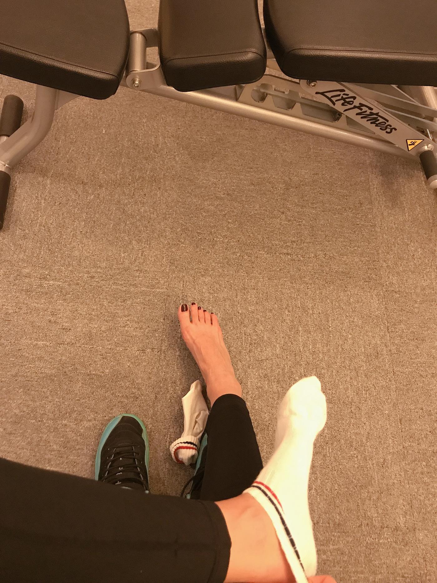 图片[116]-安乔乔儿(Nia乔乔) 健身房白袜[135P] – 速更版-美库