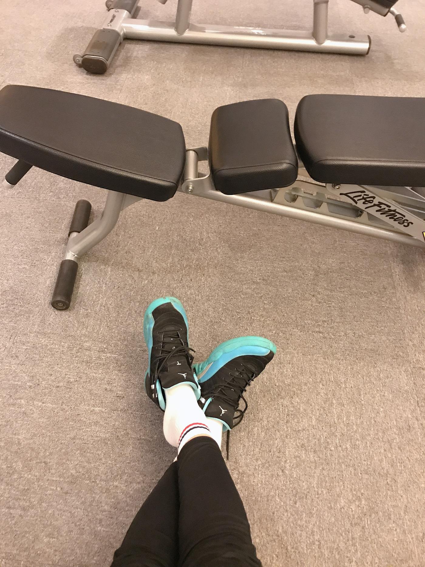 图片[120]-安乔乔儿(Nia乔乔) 健身房白袜[135P] – 速更版-美库