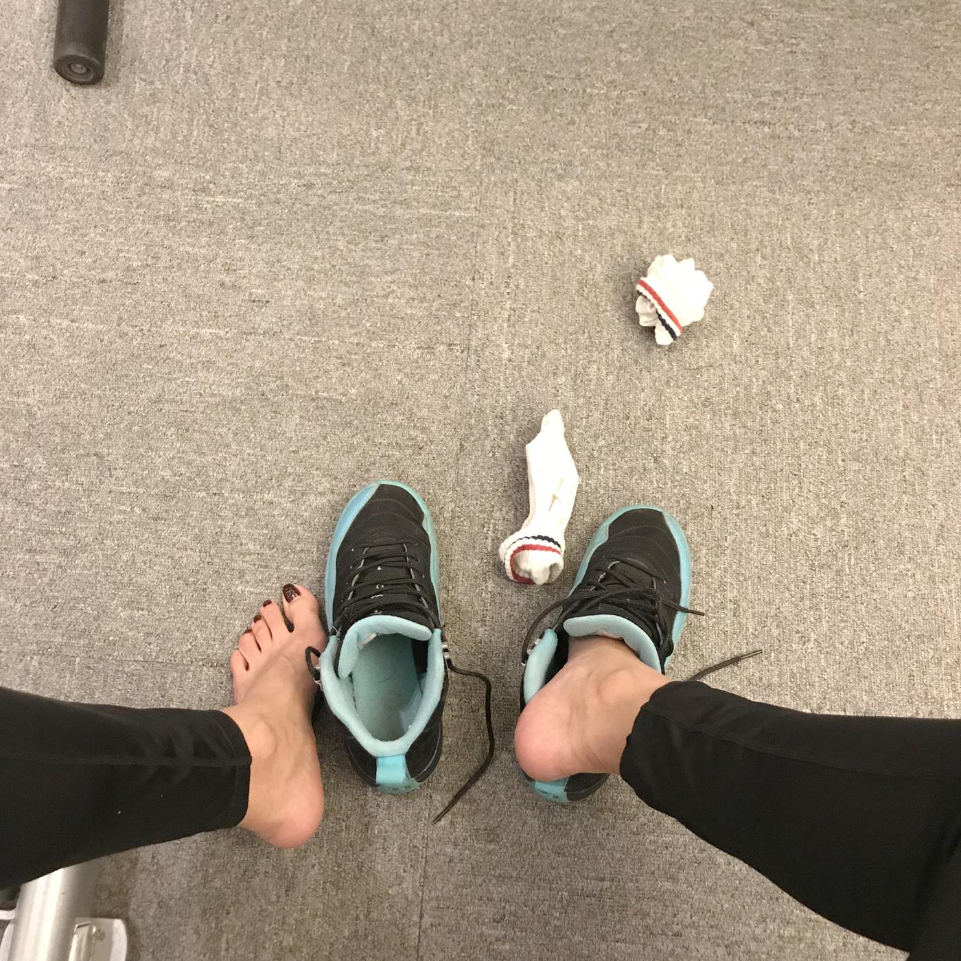 图片[128]-安乔乔儿(Nia乔乔) 健身房白袜[135P] – 速更版-美库