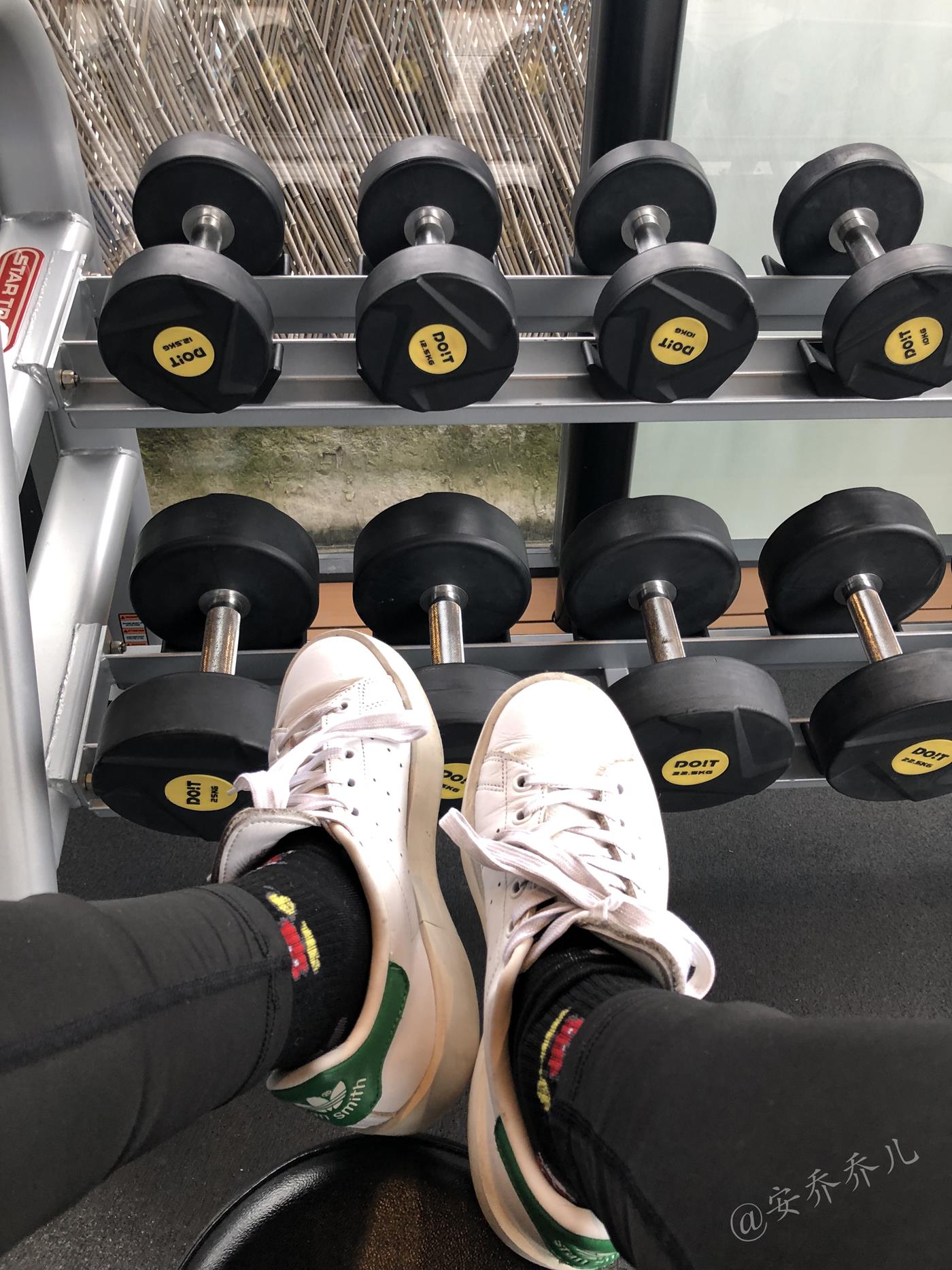 图片[132]-安乔乔儿(Nia乔乔) 健身房白袜[135P] – 速更版-美库