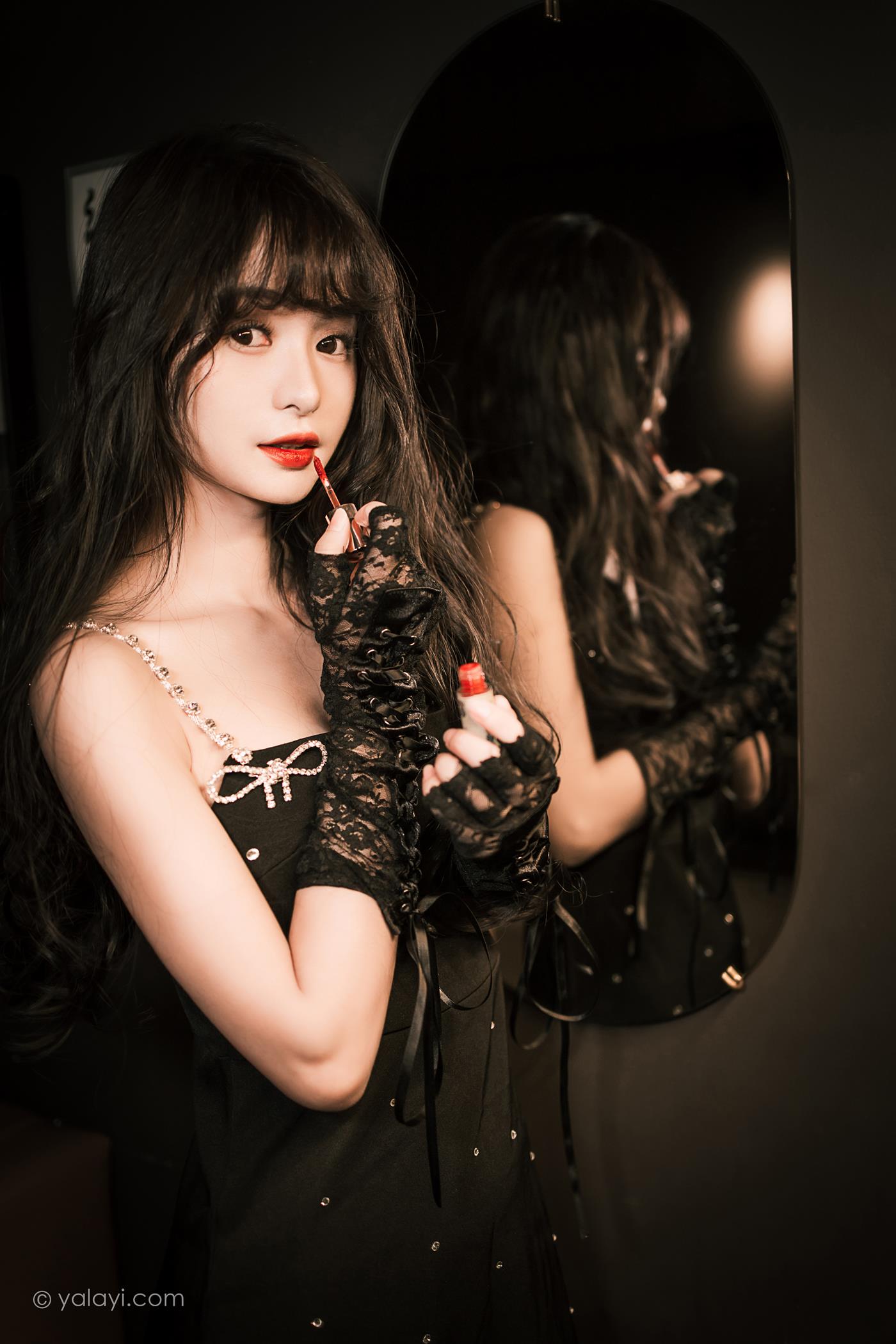 图片[35]-[YALAYI雅拉伊] 2022.11.22 NO.986 一丝忧郁 小亭[46P] – 速更版-美库