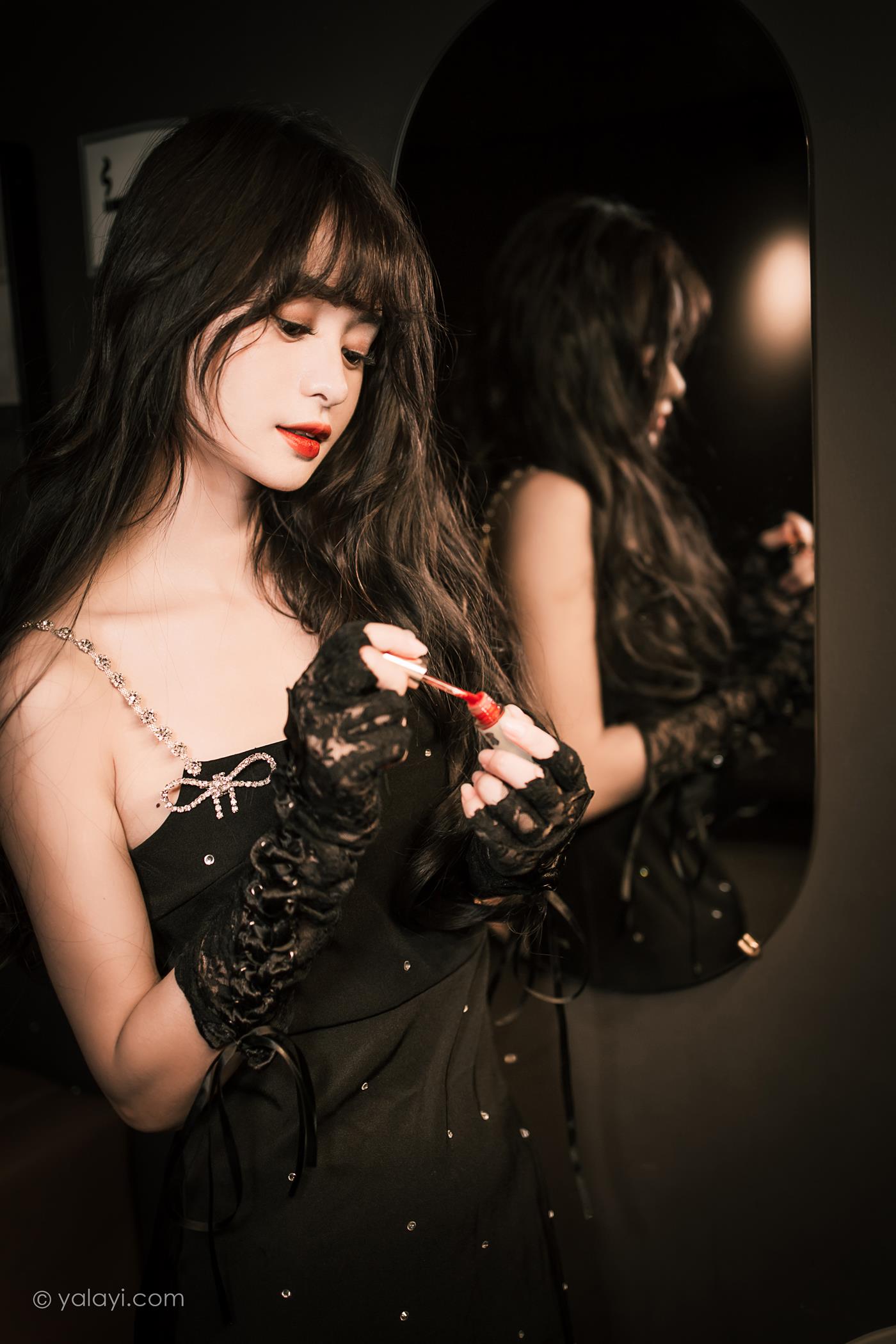 图片[36]-[YALAYI雅拉伊] 2022.11.22 NO.986 一丝忧郁 小亭[46P] – 速更版-美库