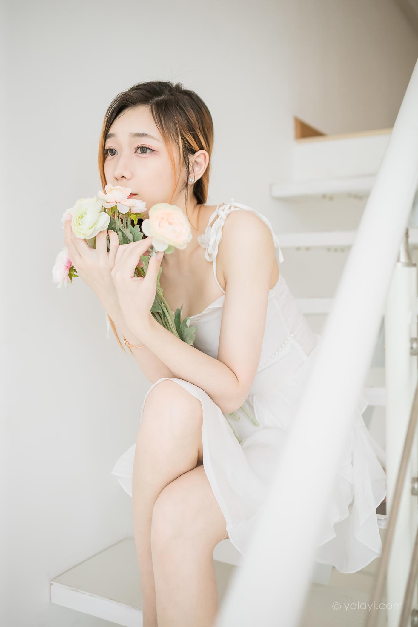 图片[17]-[YALAYI雅拉伊] 2022.12.03 NO.988 白衣丽人 夜夜[45P] – 速更版-美库