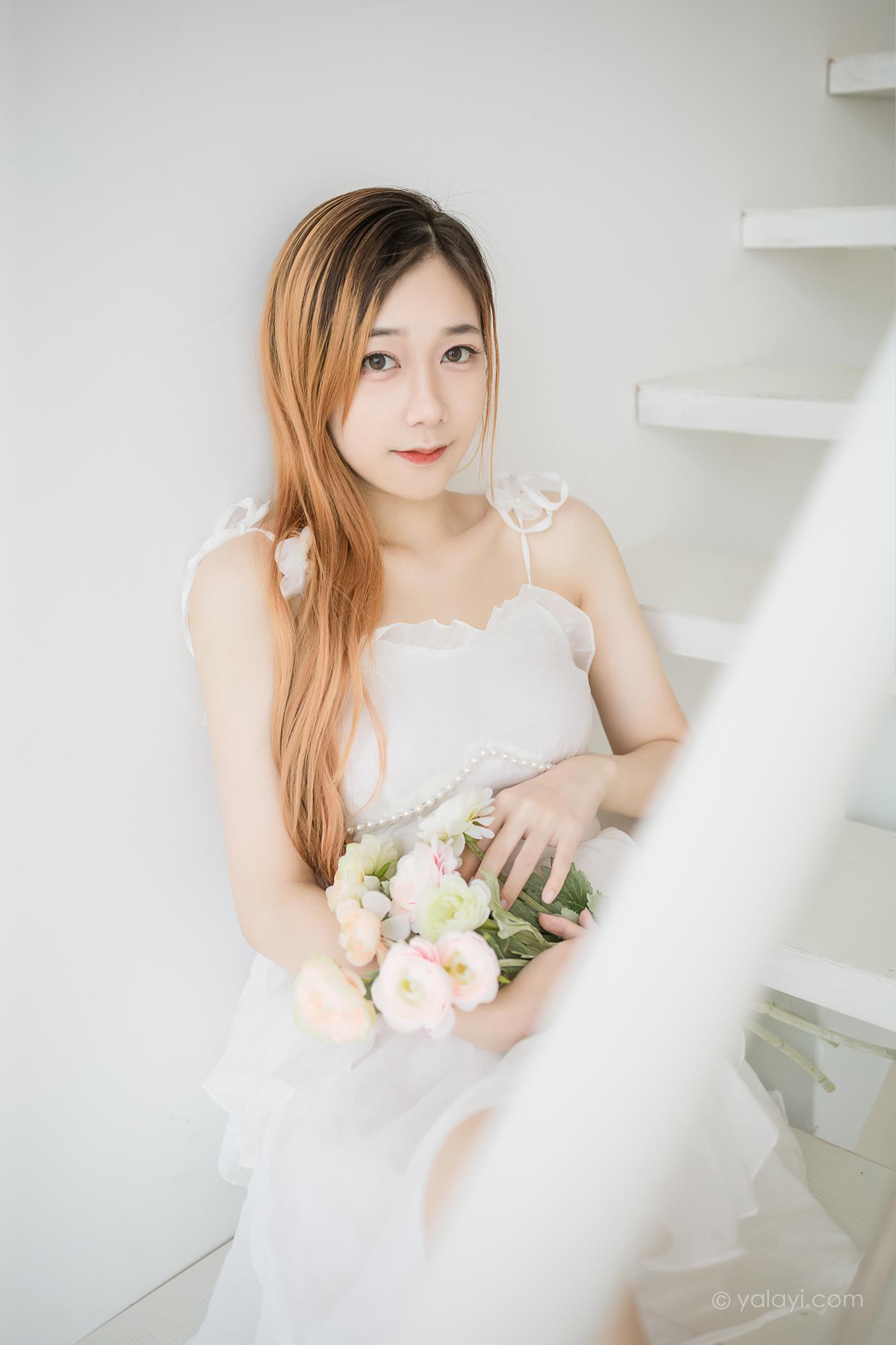 图片[23]-[YALAYI雅拉伊] 2022.12.03 NO.988 白衣丽人 夜夜[45P] – 速更版-美库