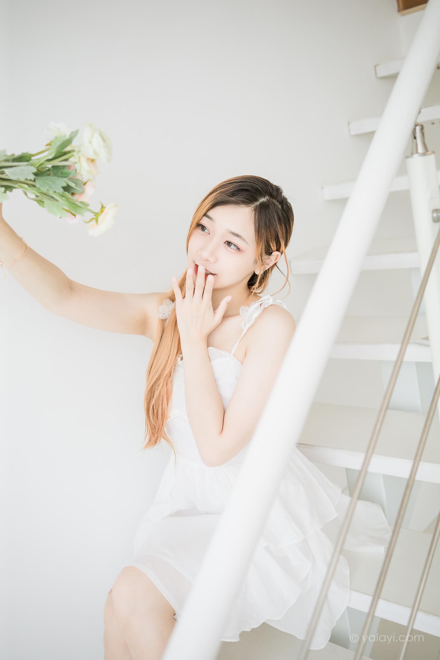 图片[25]-[YALAYI雅拉伊] 2022.12.03 NO.988 白衣丽人 夜夜[45P] – 速更版-美库