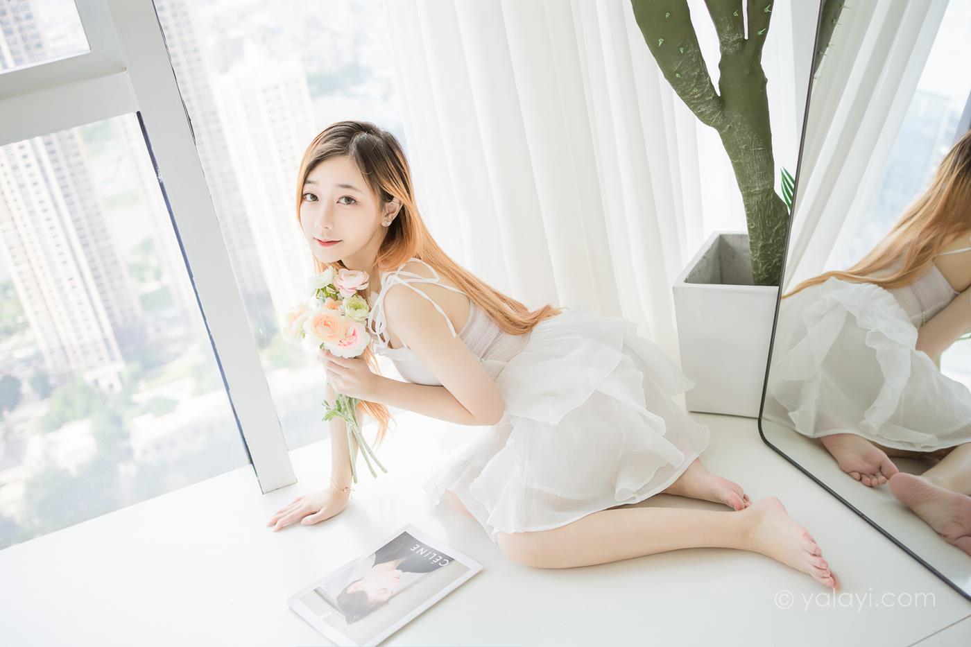 图片[42]-[YALAYI雅拉伊] 2022.12.03 NO.988 白衣丽人 夜夜[45P] – 速更版-美库