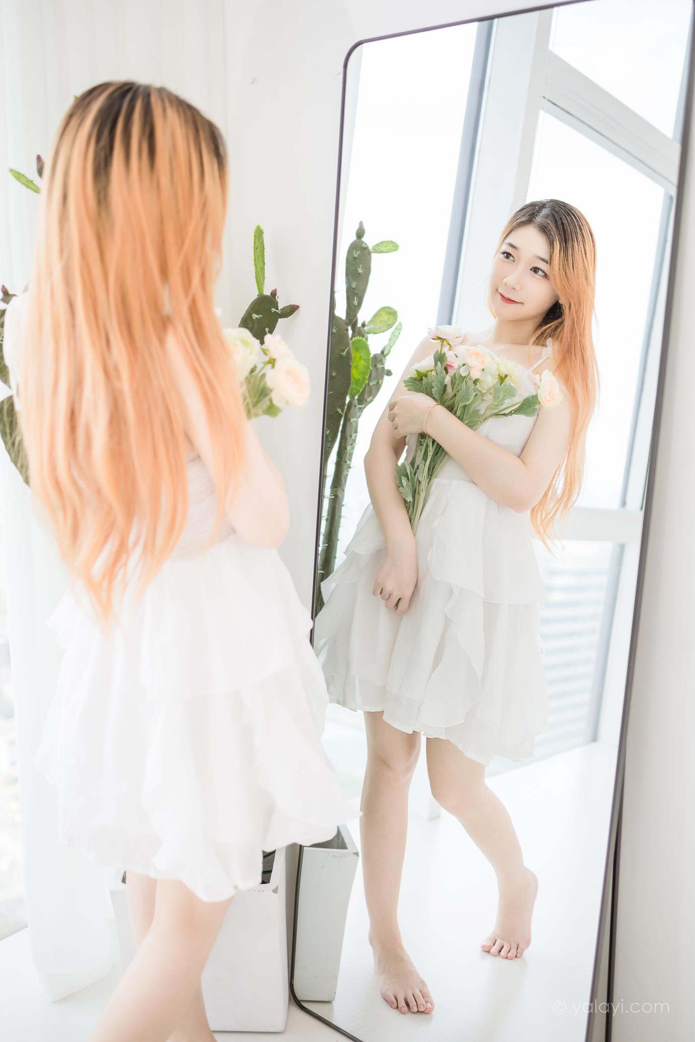 图片[45]-[YALAYI雅拉伊] 2022.12.03 NO.988 白衣丽人 夜夜[45P] – 速更版-美库