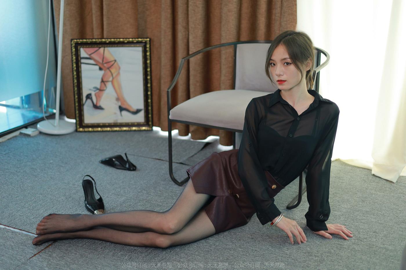 图片[44]-[IESS异思趣向] 2022.06.19 丝享家1122：小六《冷艳嘿丝》[84P] – 速更版-美库