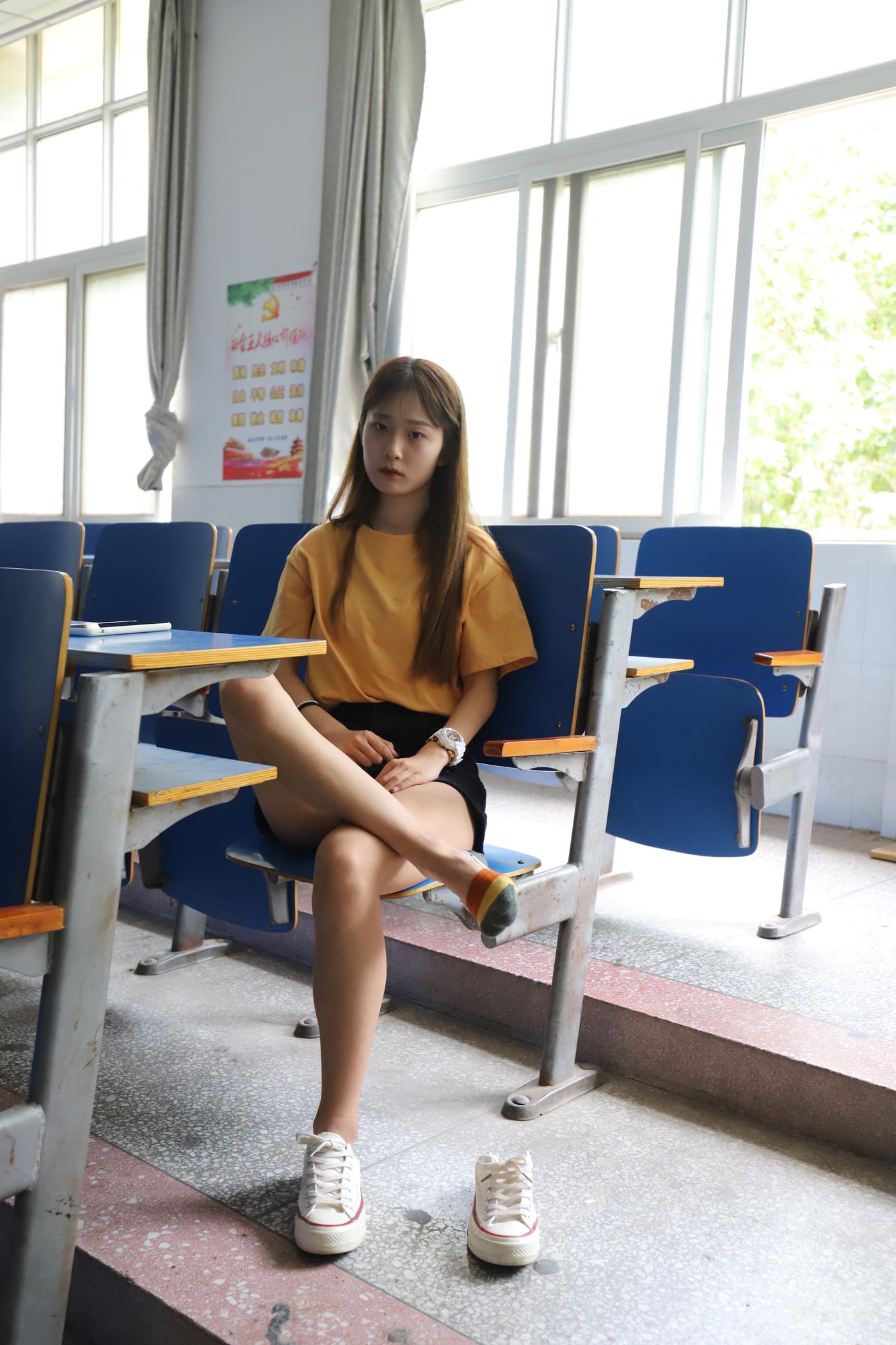 图片[21]-大西瓜爱牙膏-2020 01X活动 模特1（一） 教室热裤短袜 (2) [84P] – 速更版-美库