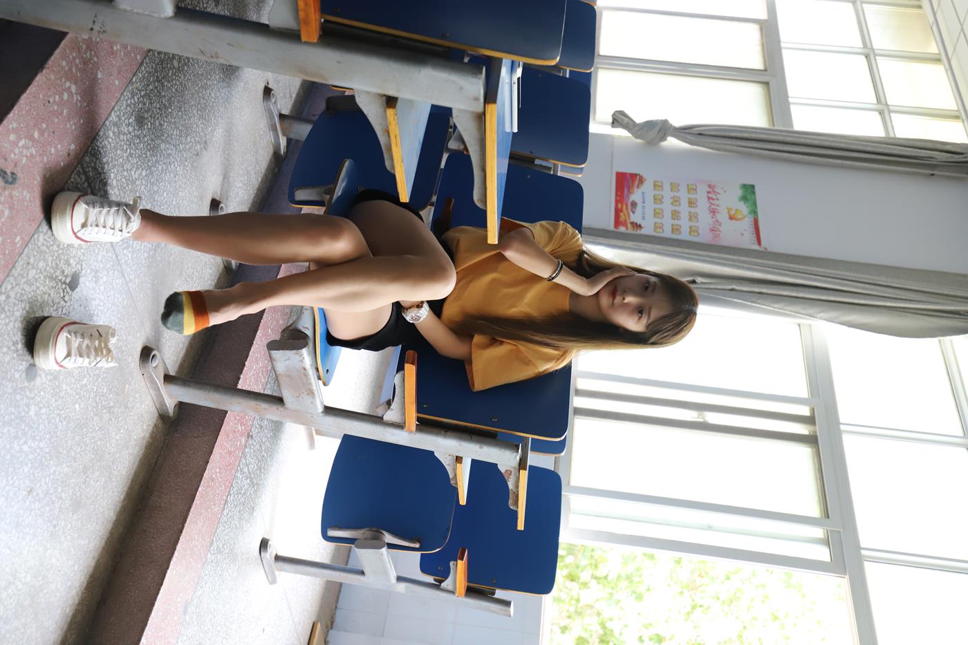 图片[22]-大西瓜爱牙膏-2020 01X活动 模特1（一） 教室热裤短袜 (2) [84P] – 速更版-美库