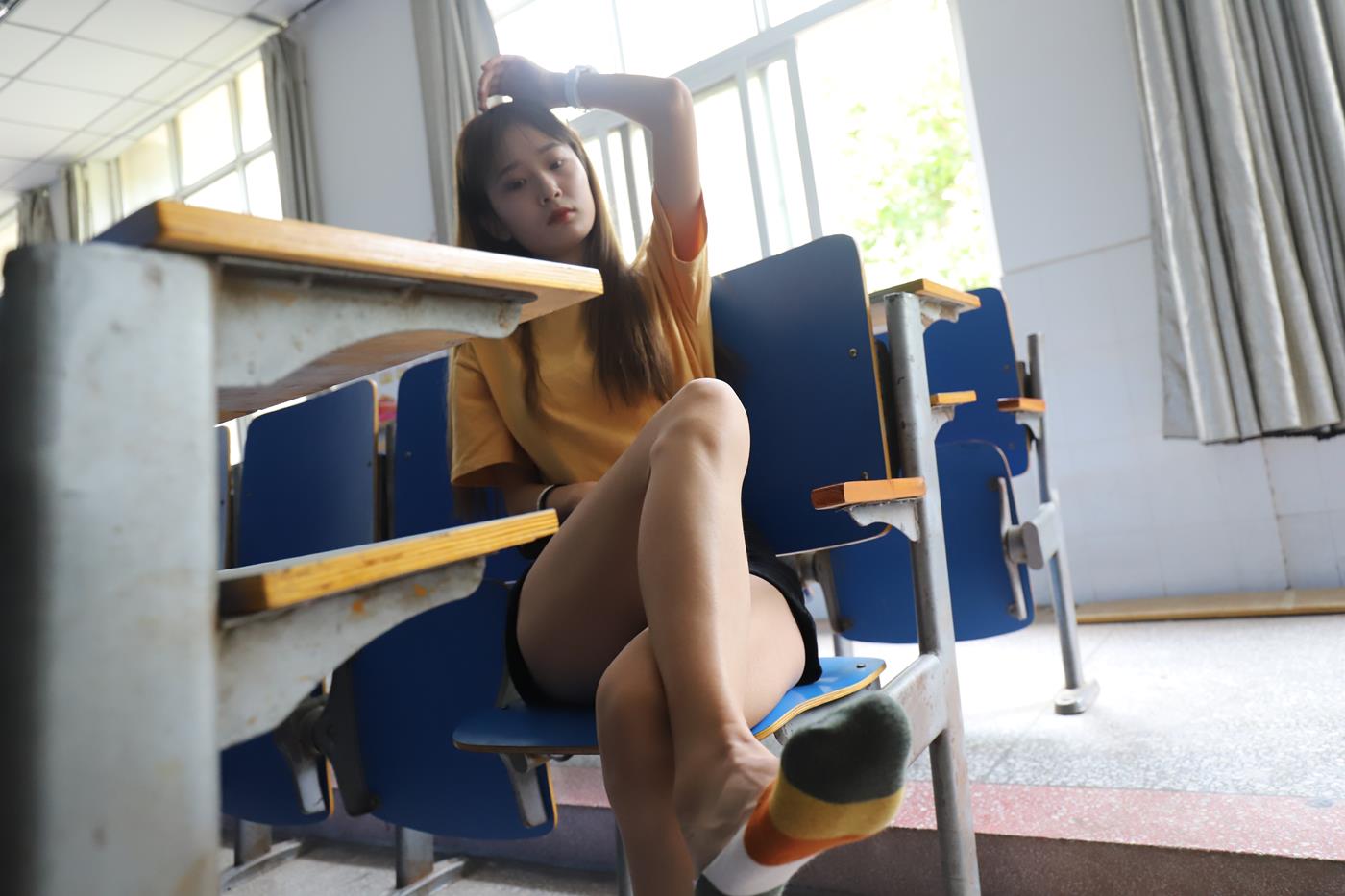 图片[27]-大西瓜爱牙膏-2020 01X活动 模特1（一） 教室热裤短袜 (2) [84P] – 速更版-美库