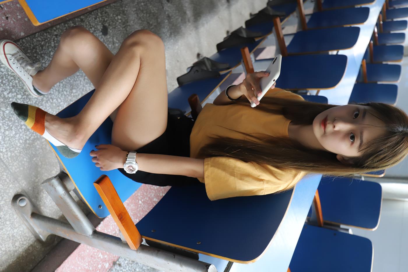 图片[55]-大西瓜爱牙膏-2020 01X活动 模特1（一） 教室热裤短袜 (2) [84P] – 速更版-美库