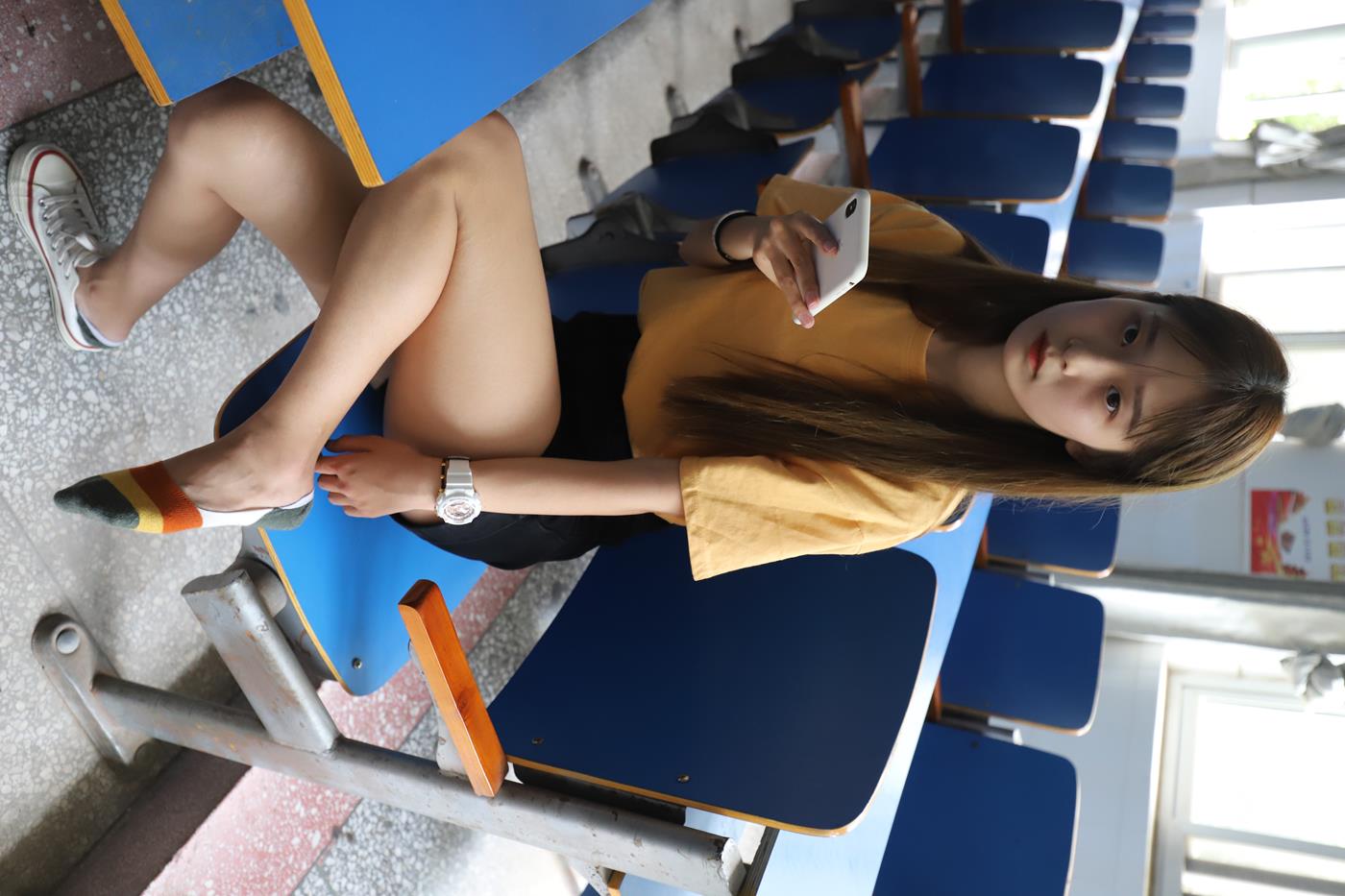 图片[57]-大西瓜爱牙膏-2020 01X活动 模特1（一） 教室热裤短袜 (2) [84P] – 速更版-美库