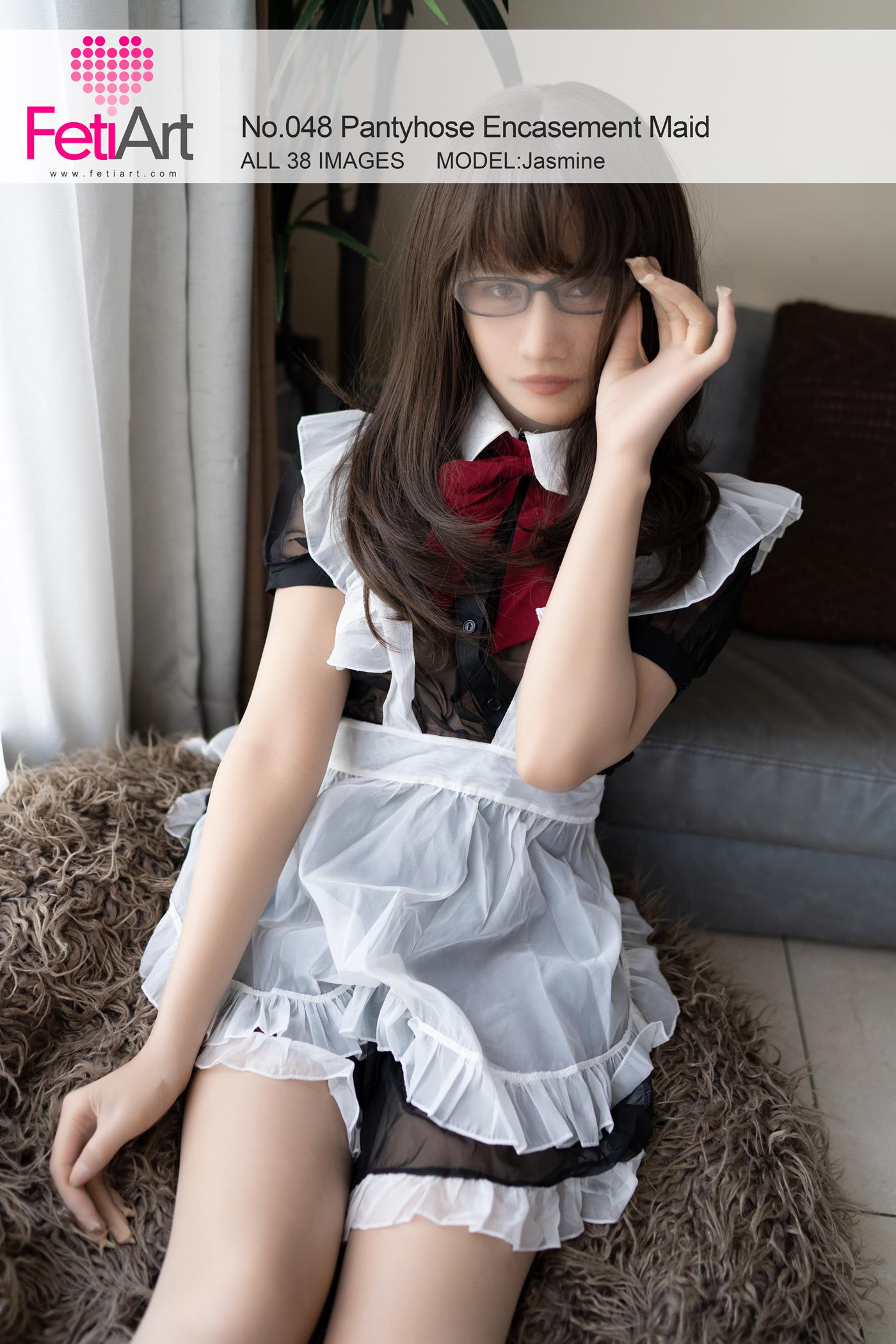 图片[34]-[FetiArt尚物集]NO.048 Pantyhose Encasement Maid MODEL-Jasmine[38+1P] – 速更版-美库