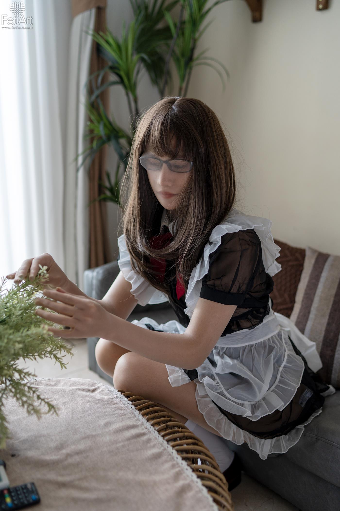 图片[35]-[FetiArt尚物集]NO.048 Pantyhose Encasement Maid MODEL-Jasmine[38+1P] – 速更版-美库