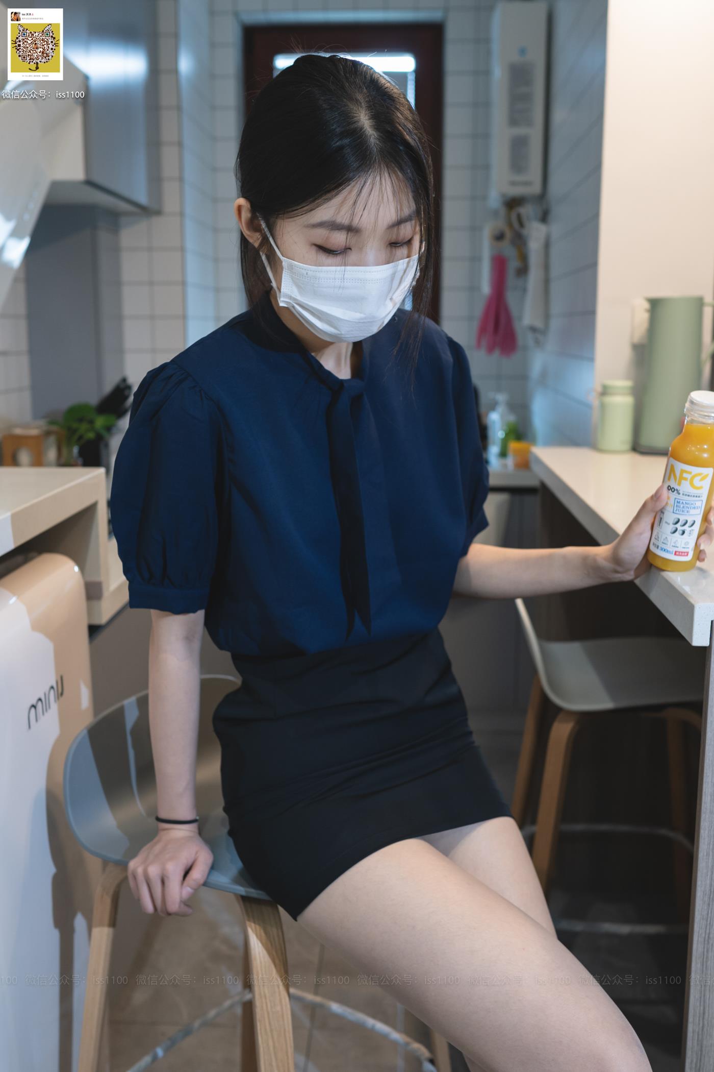 图片[33]-ISS系列 008 美晗 蓝色衬衫 [70P] – 速更版-美库