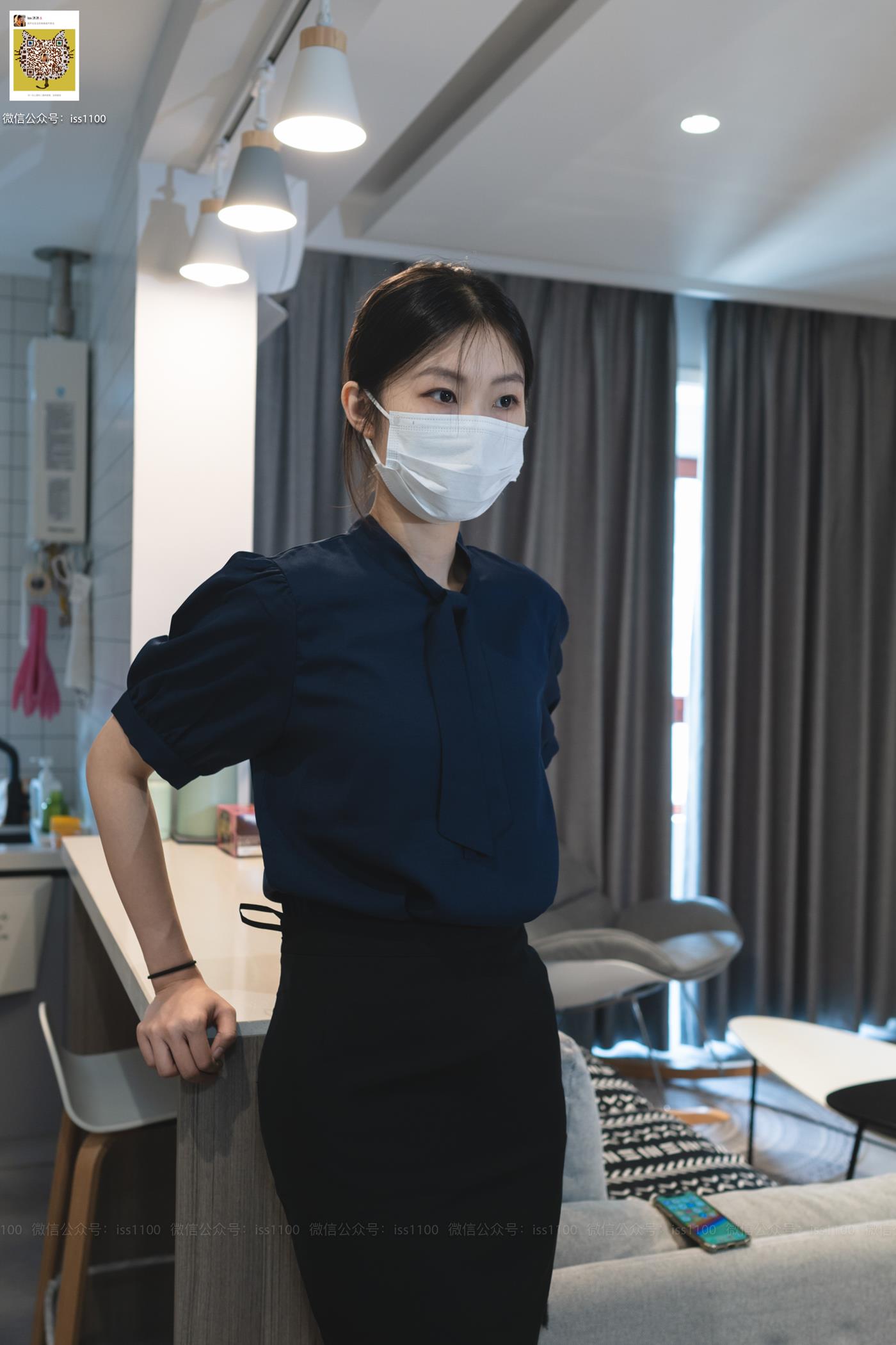 图片[34]-ISS系列 008 美晗 蓝色衬衫 [70P] – 速更版-美库