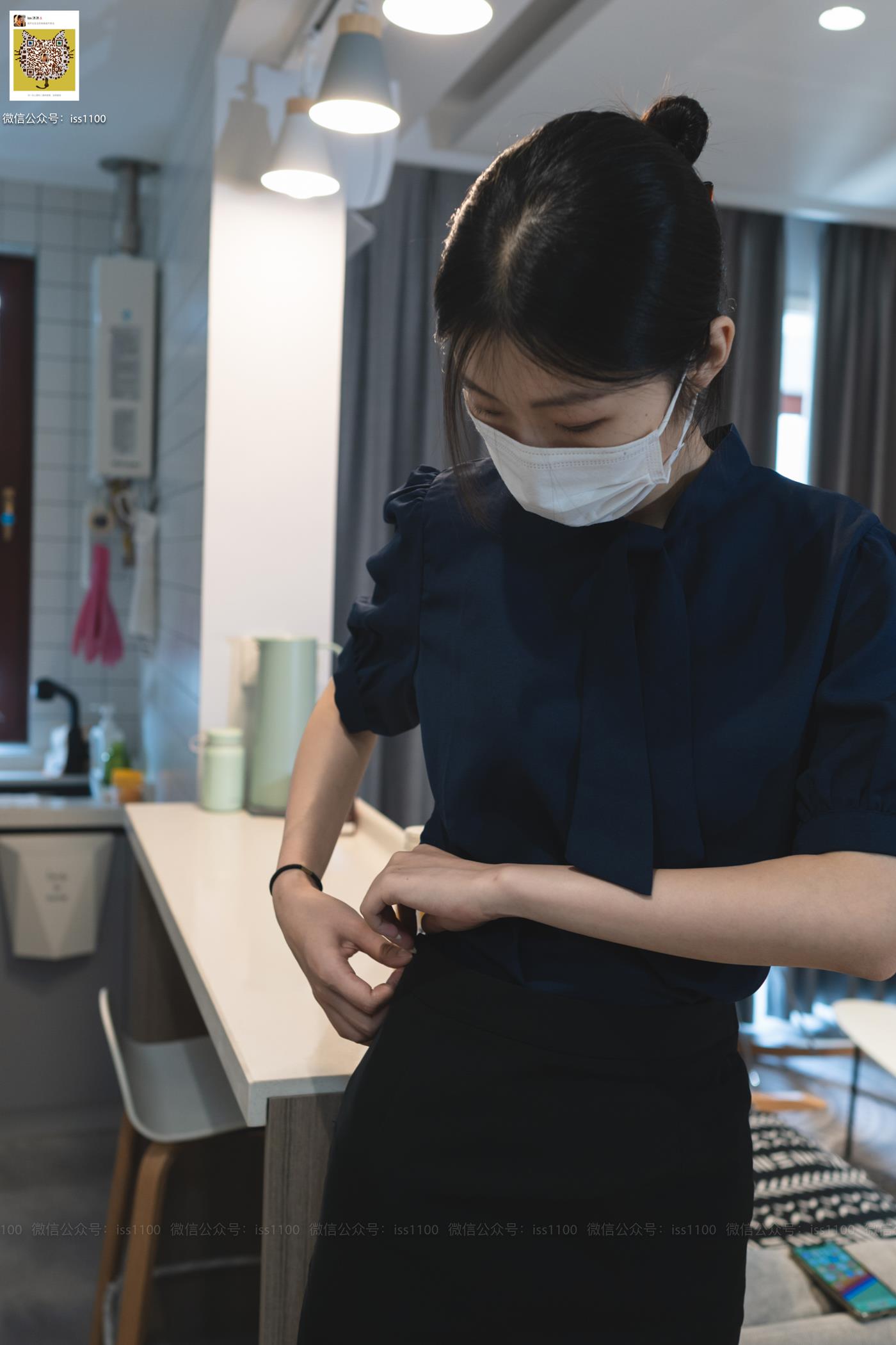 图片[36]-ISS系列 008 美晗 蓝色衬衫 [70P] – 速更版-美库